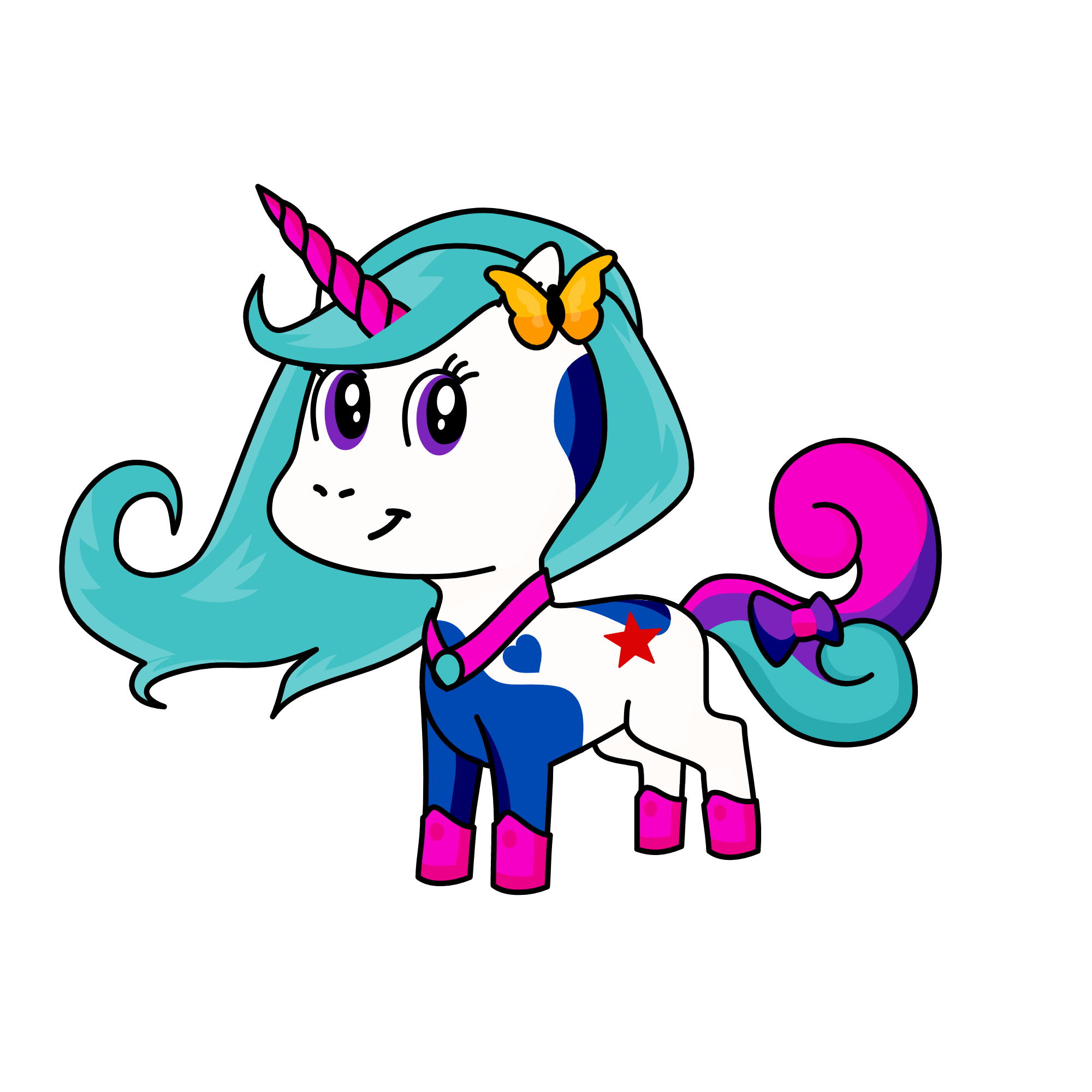 Lilly, the unicorn