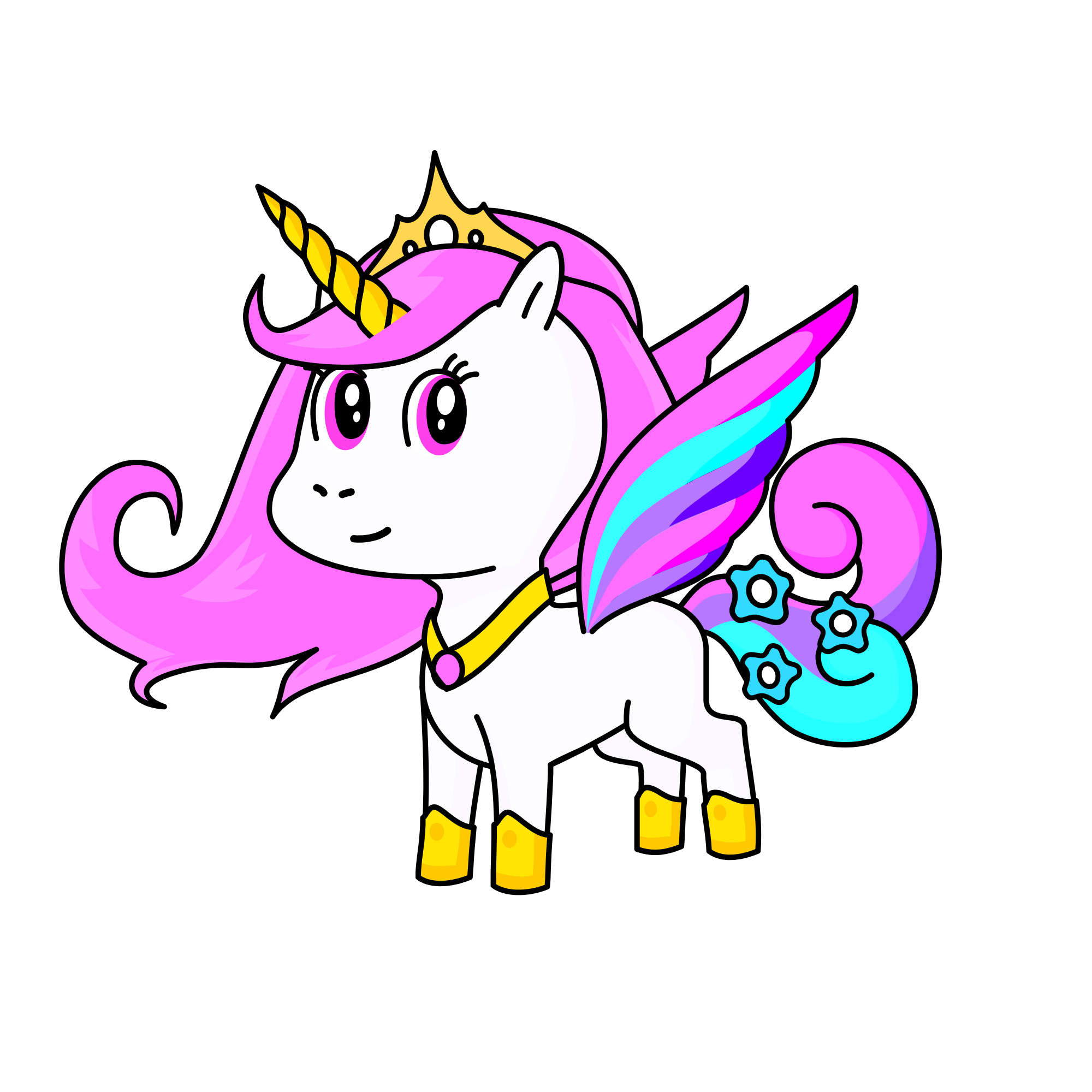 Princess angle , the unicorn