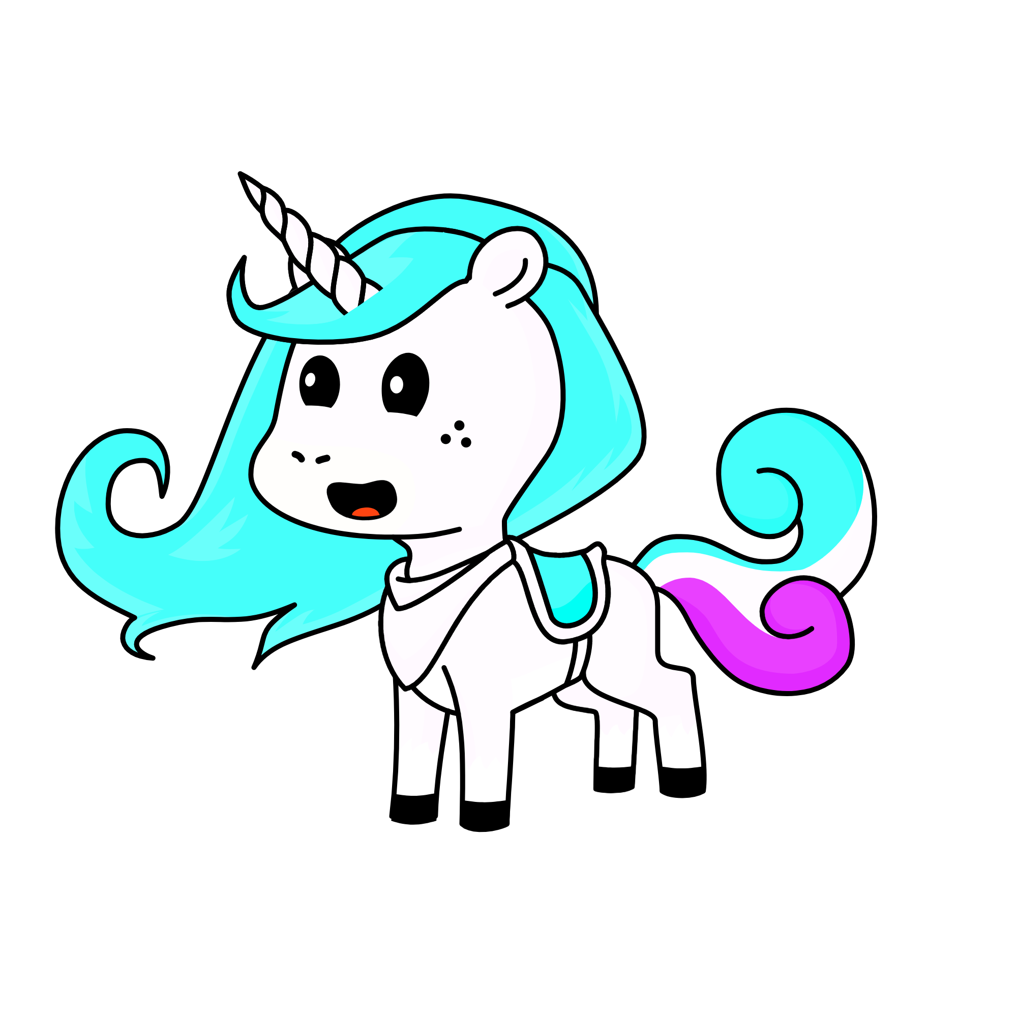 SNOWWHITE, the unicorn