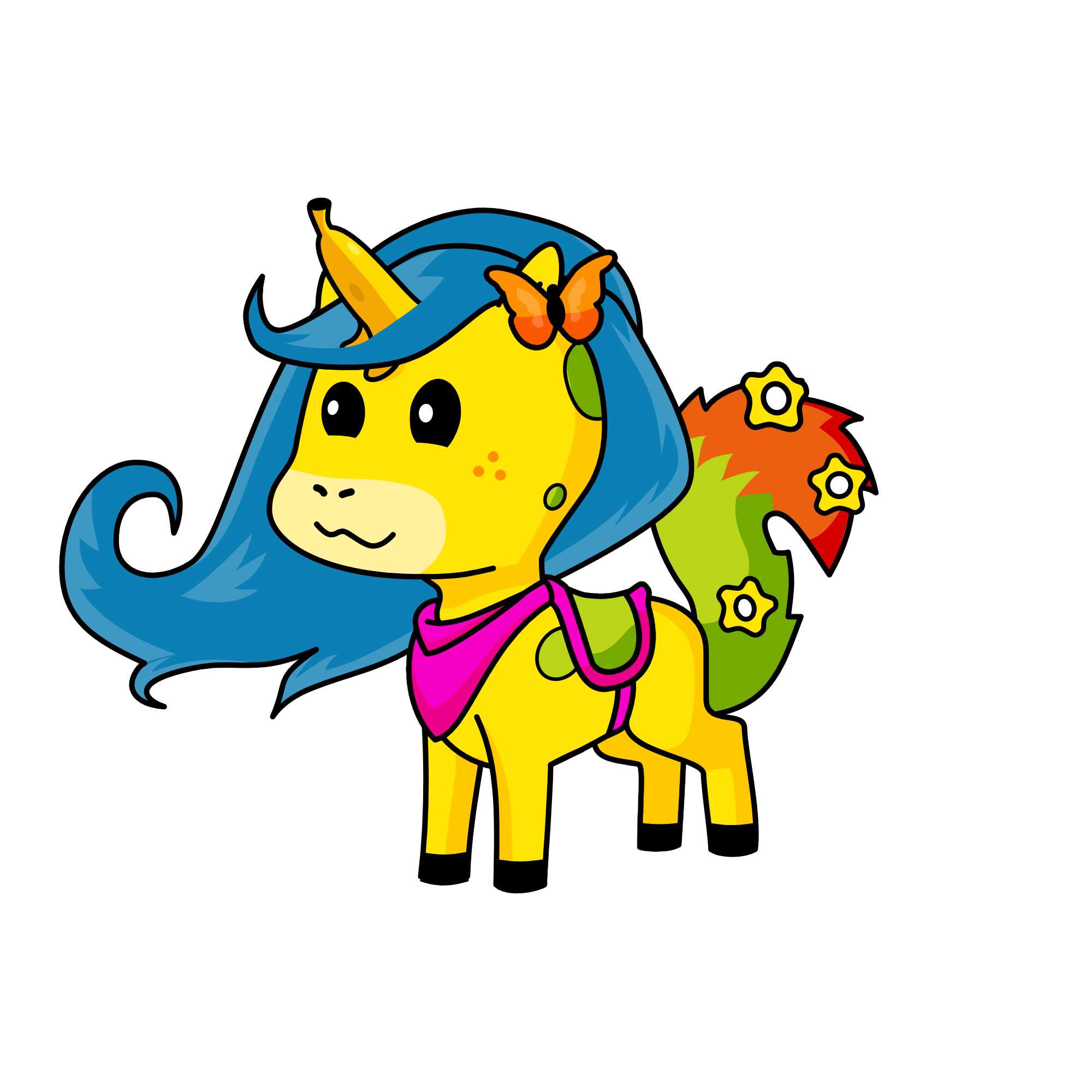 Banana, the unicorn