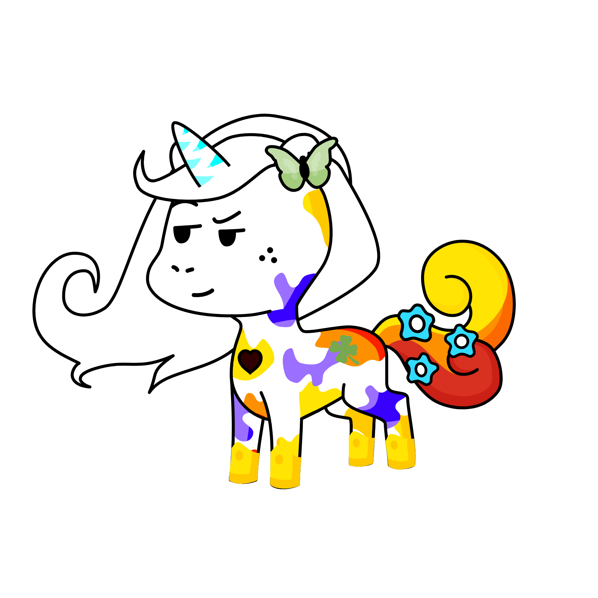 123, the unicorn