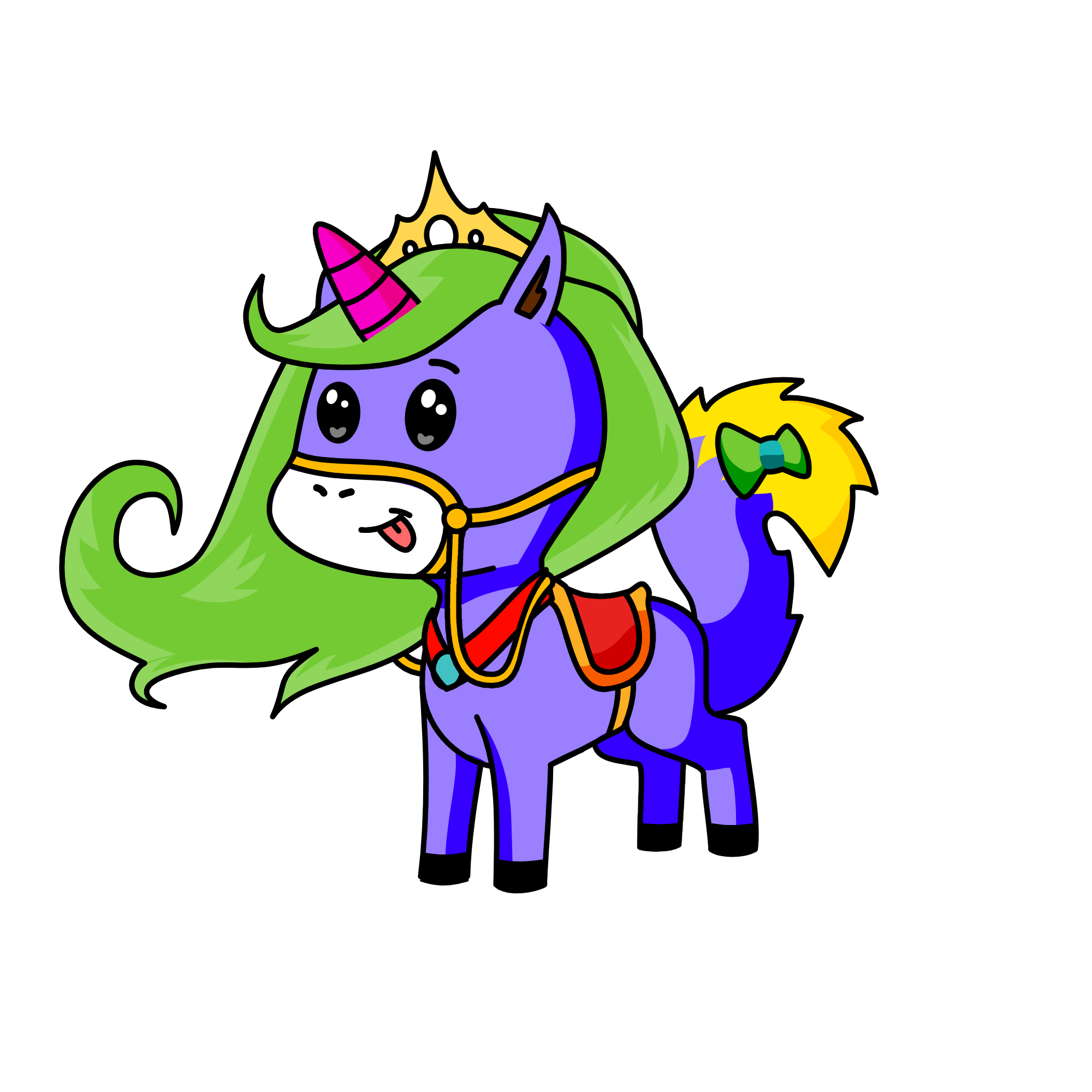 Candy, the unicorn