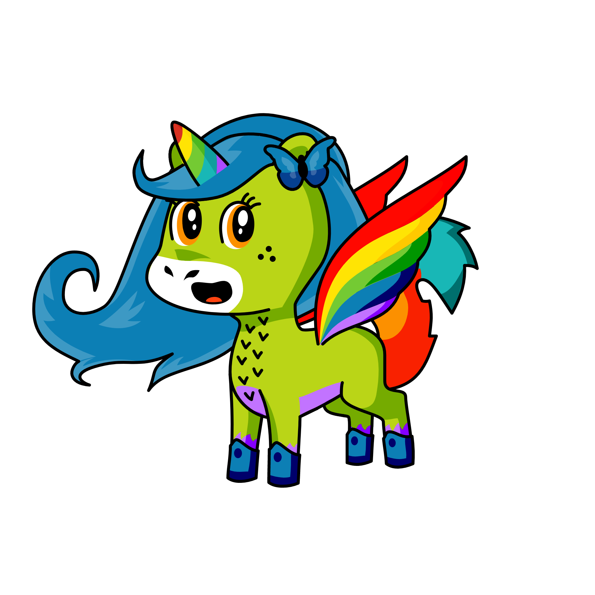 Fire, the unicorn