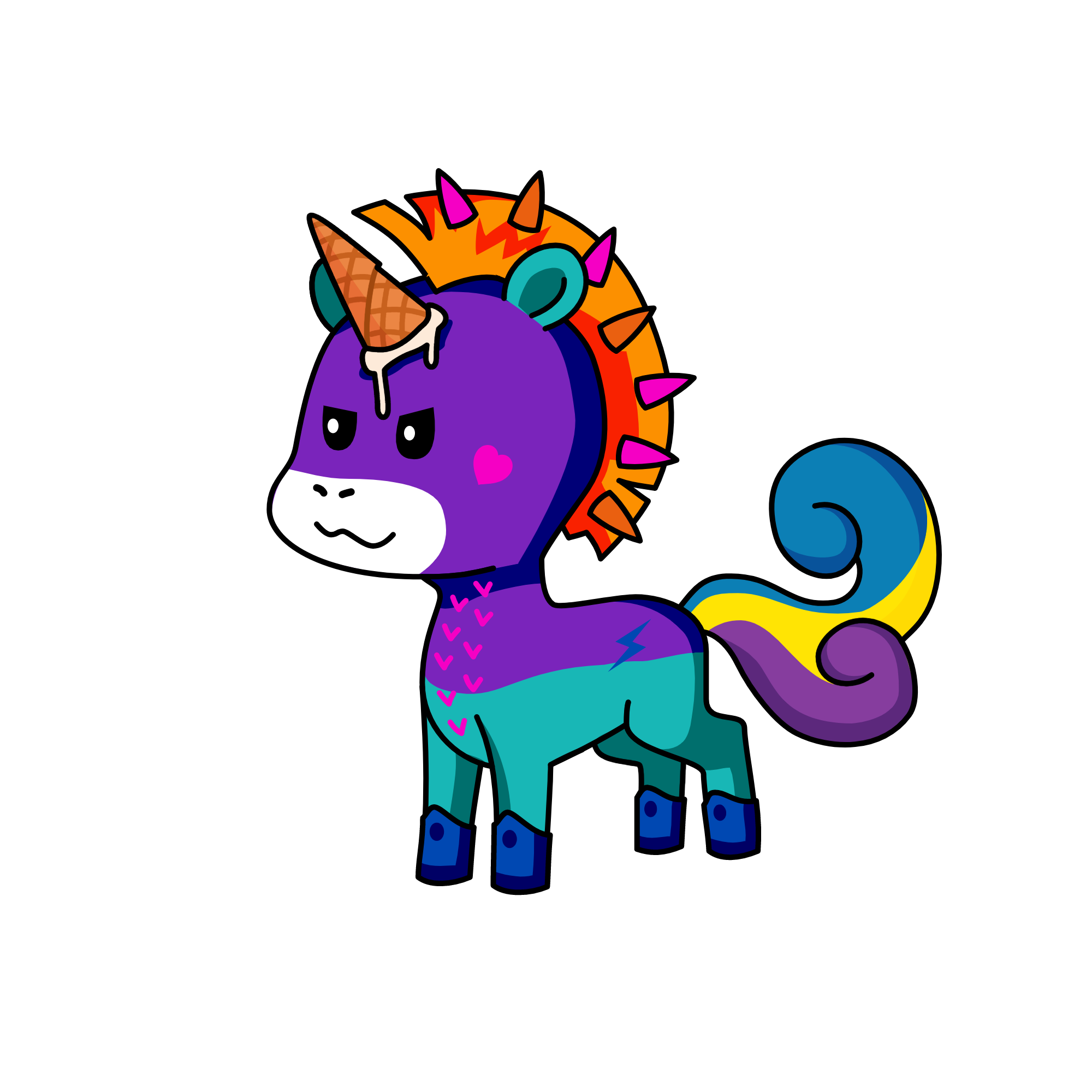 c , the unicorn