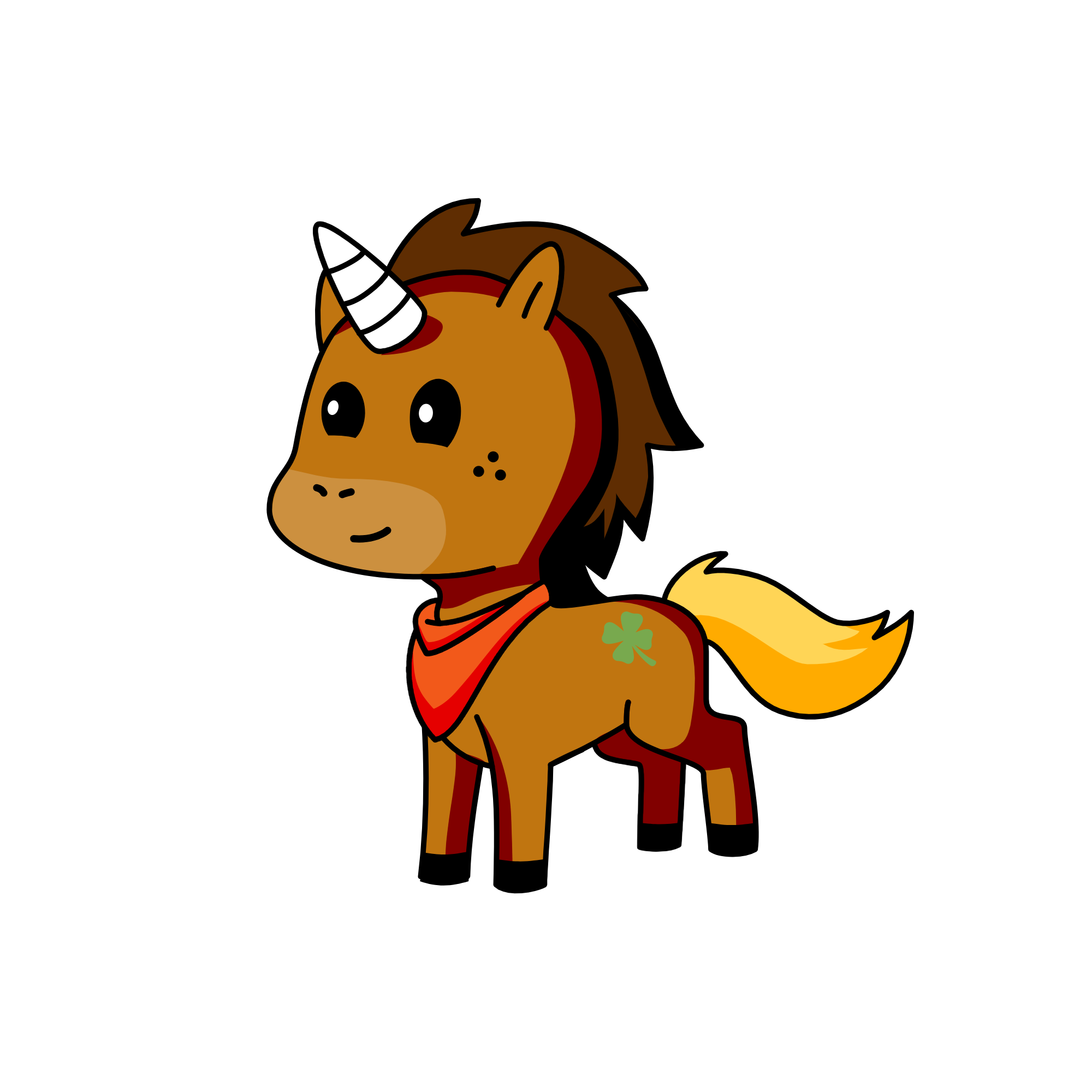 Cowboy, the unicorn