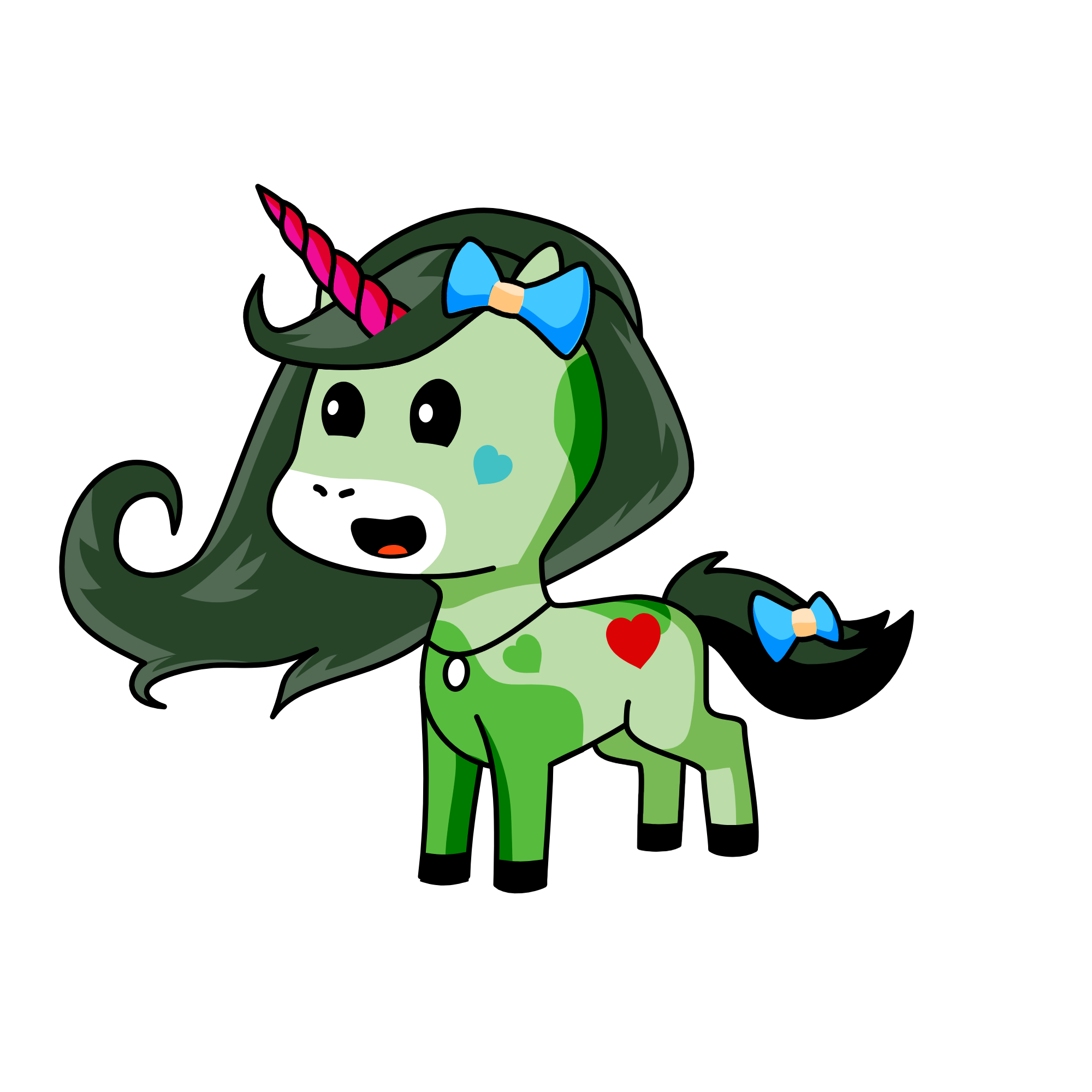 Nature girl, the unicorn