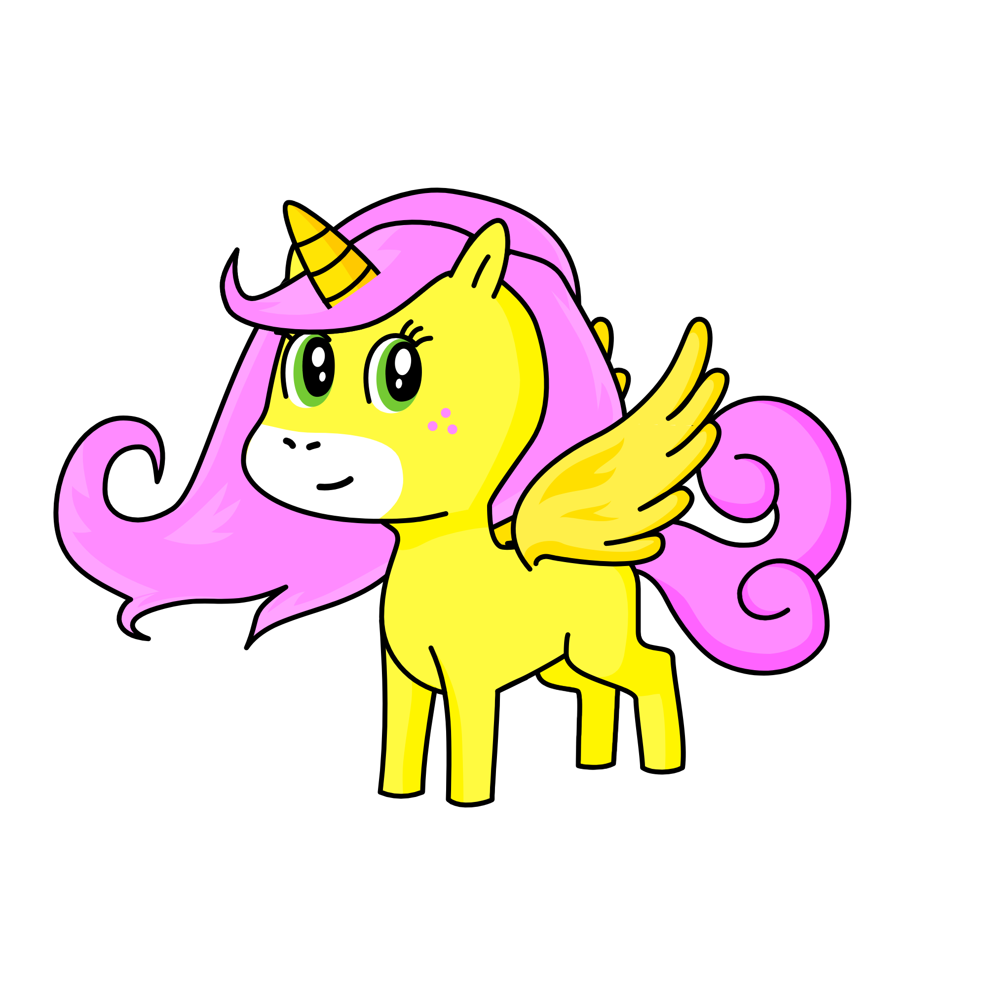 fluttershy 3, the unicorn