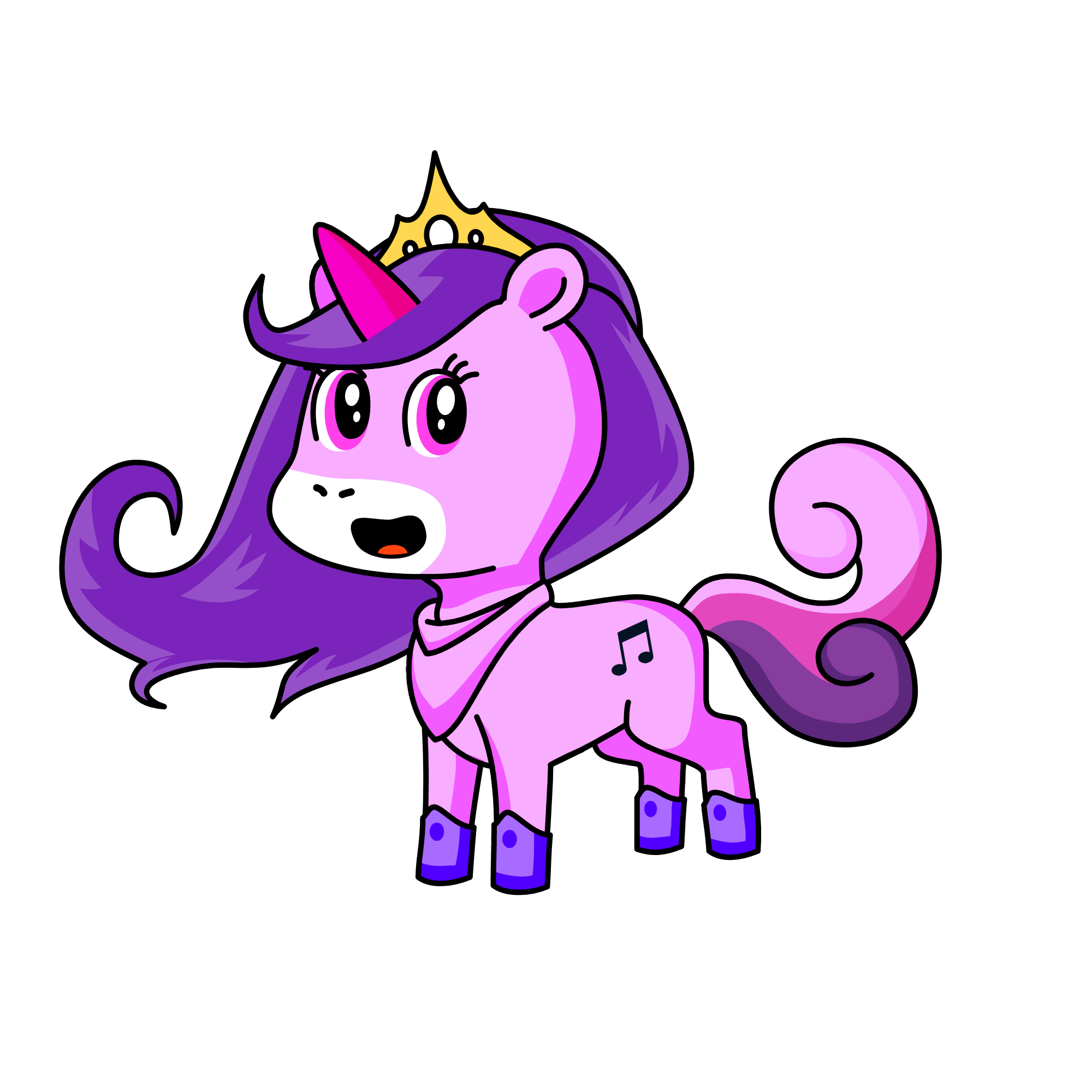 Music, the unicorn