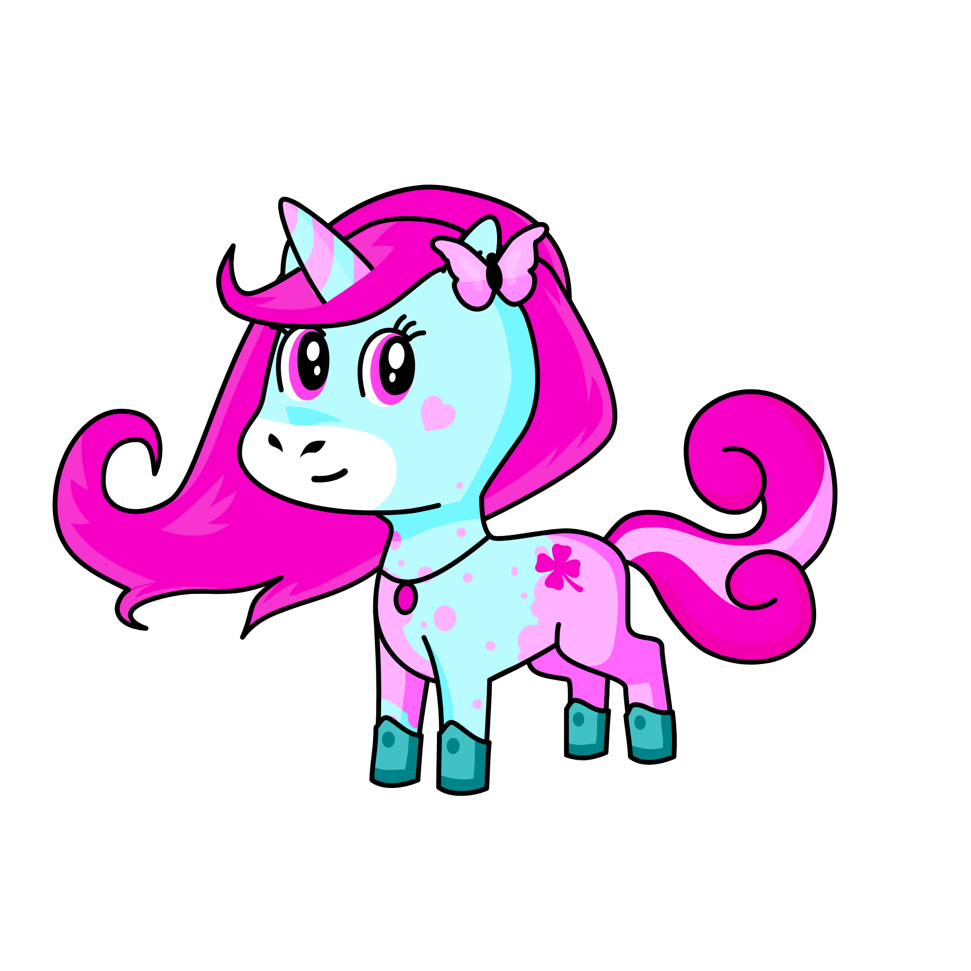 Cotten linda, the unicorn