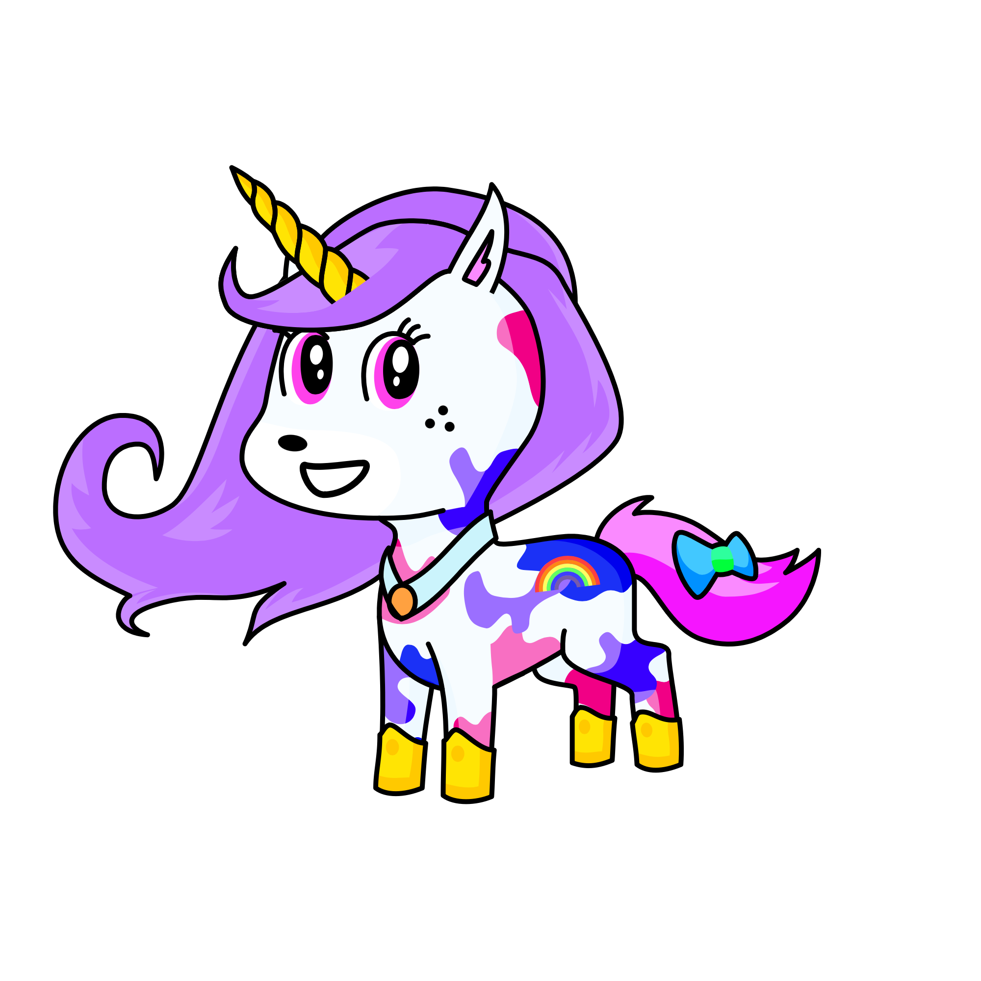 Pegasus, the unicorn