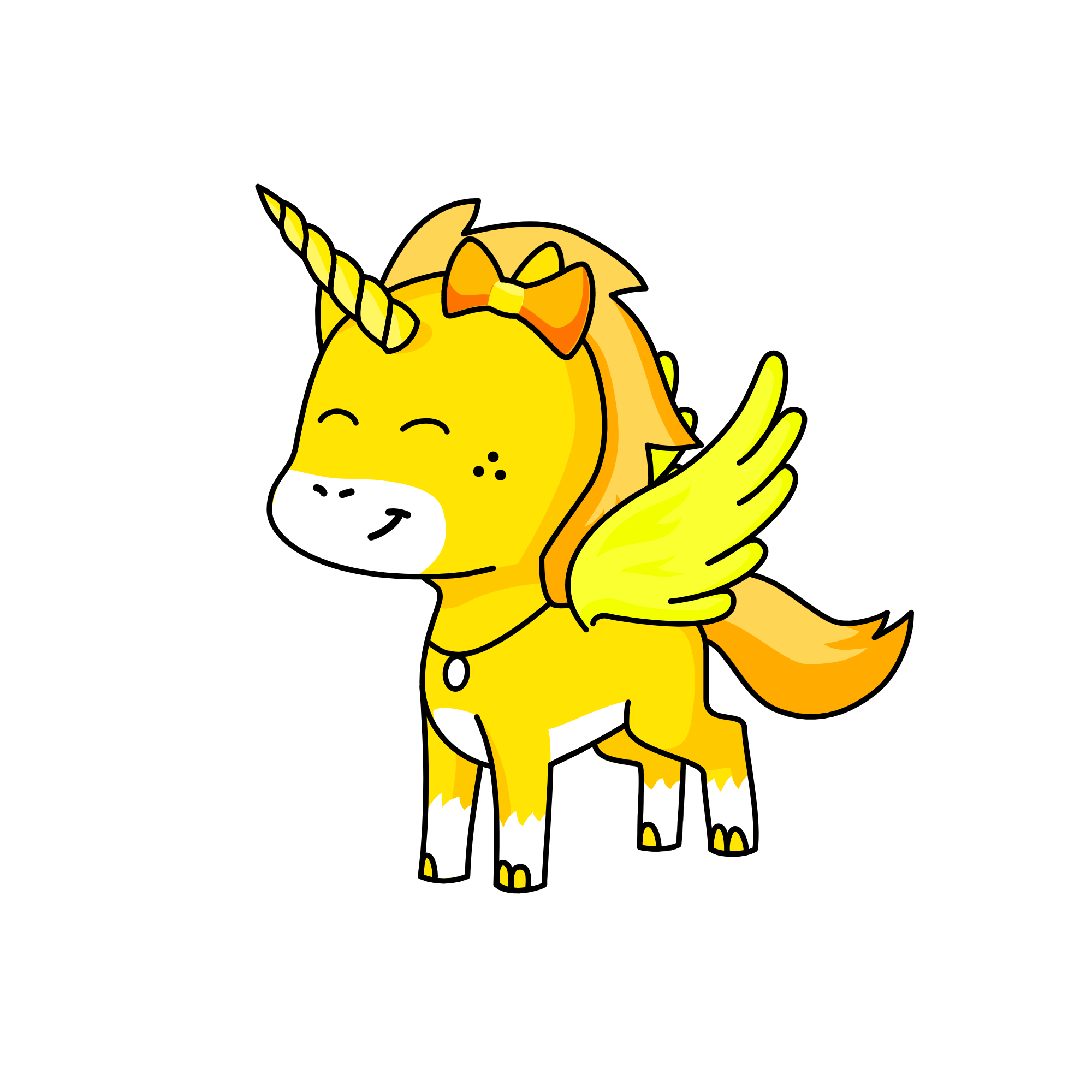 happy, the unicorn
