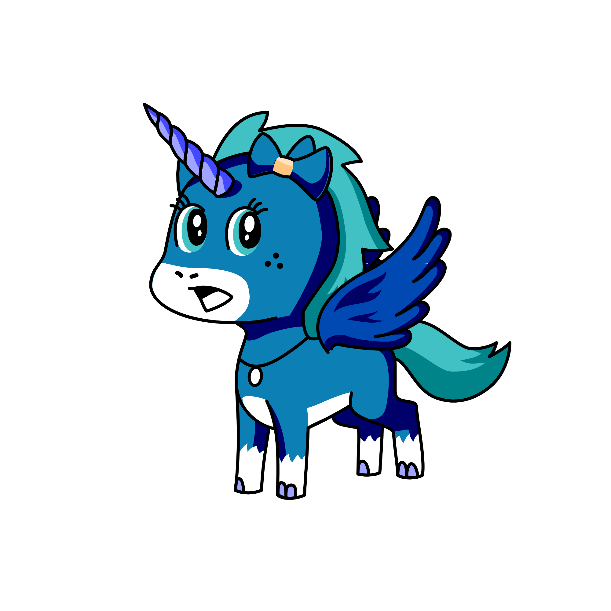 sad, the unicorn