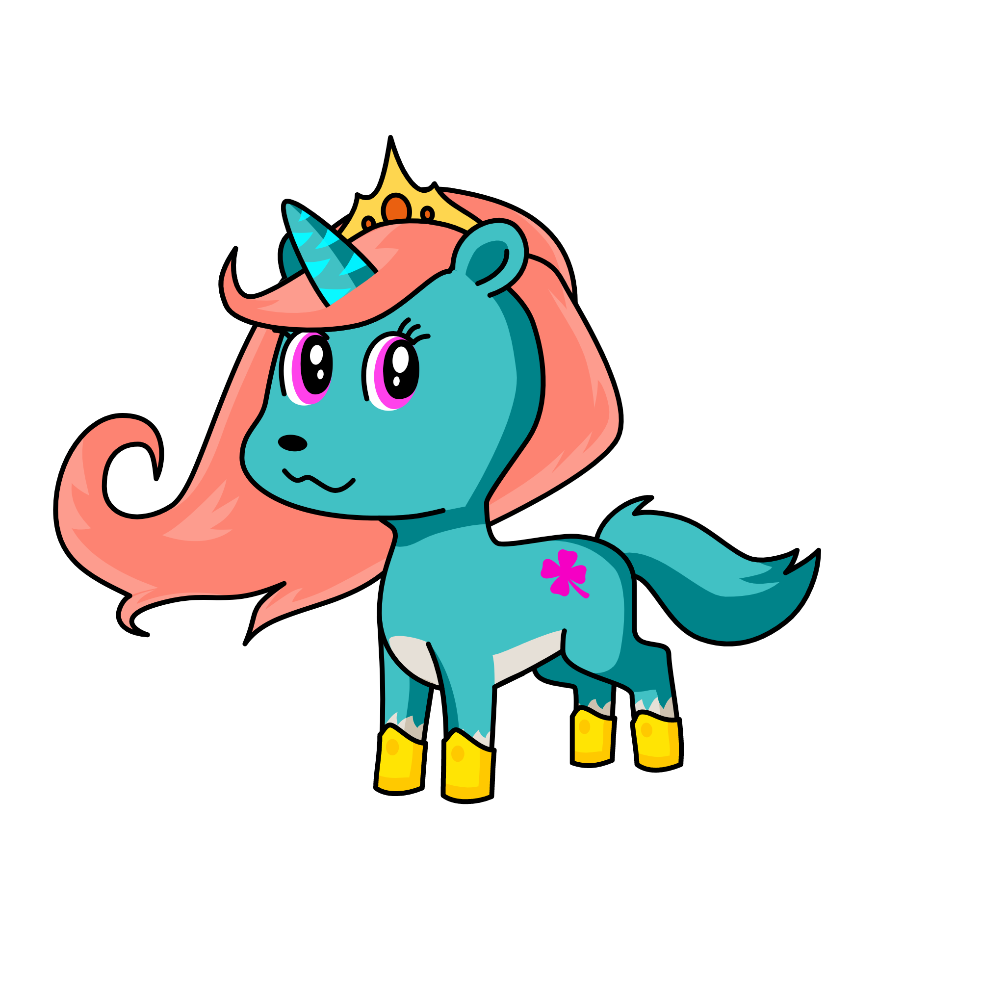 Ariel, the unicorn