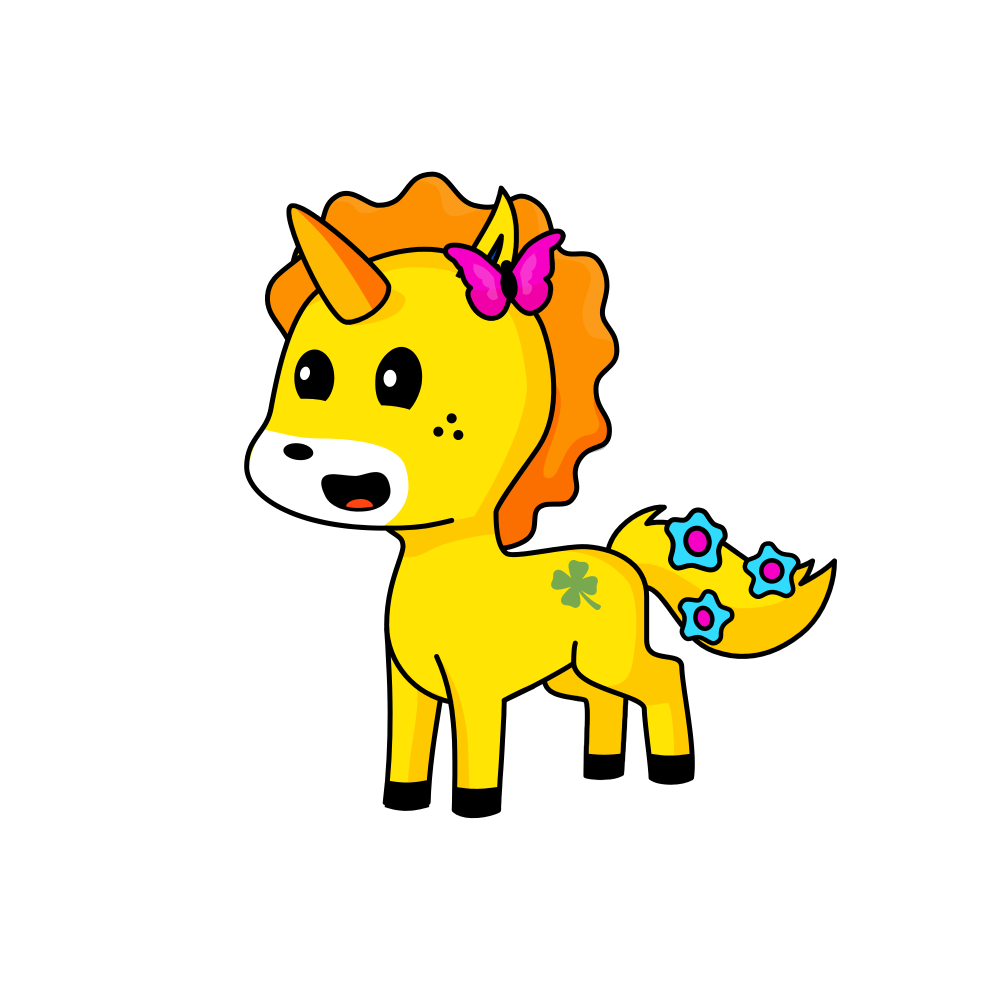 Buttercup, the unicorn