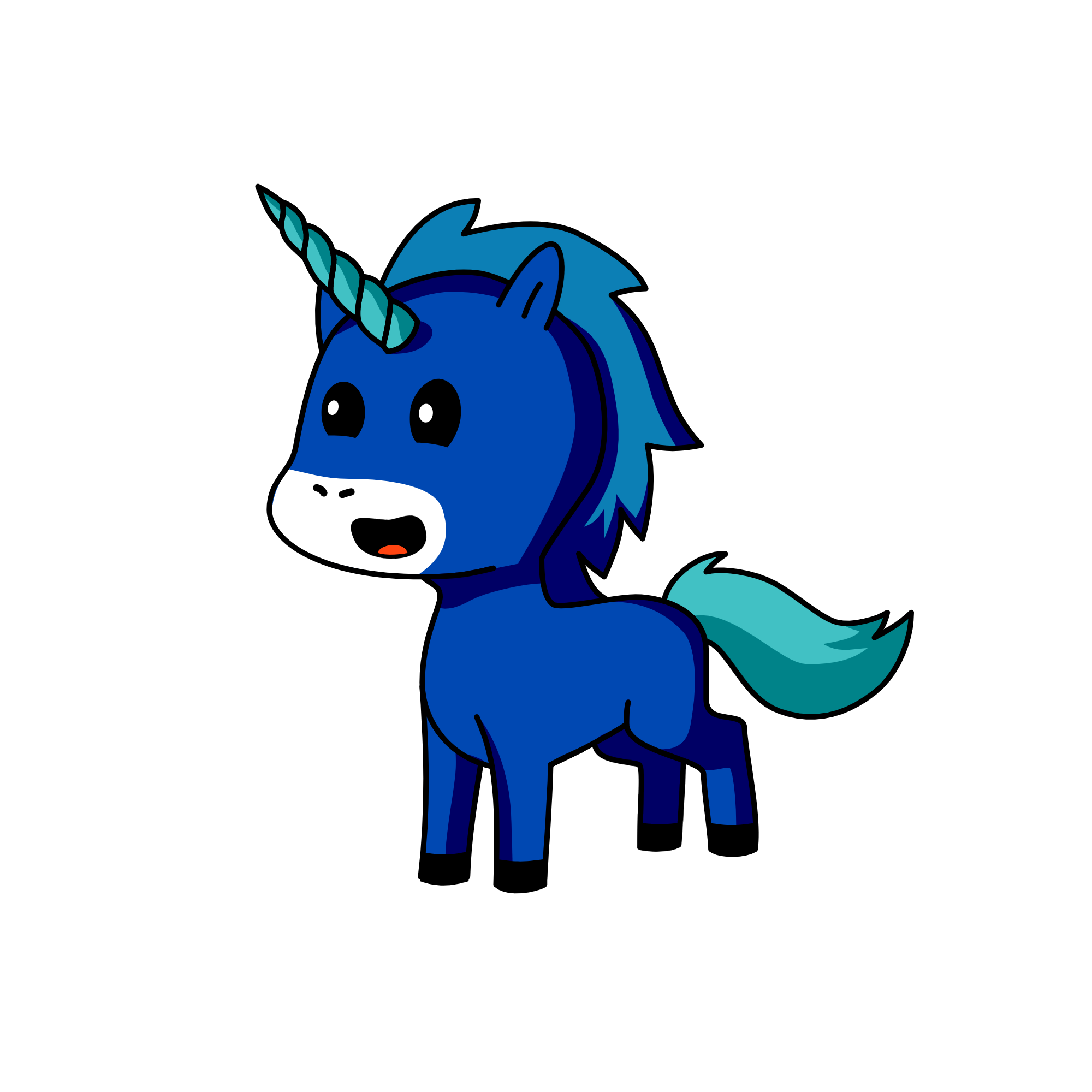 Midnight, the unicorn