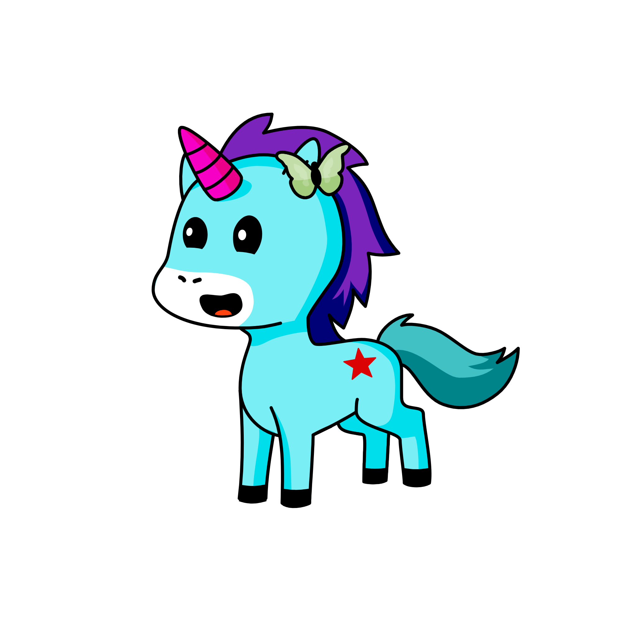 Snowy, the unicorn