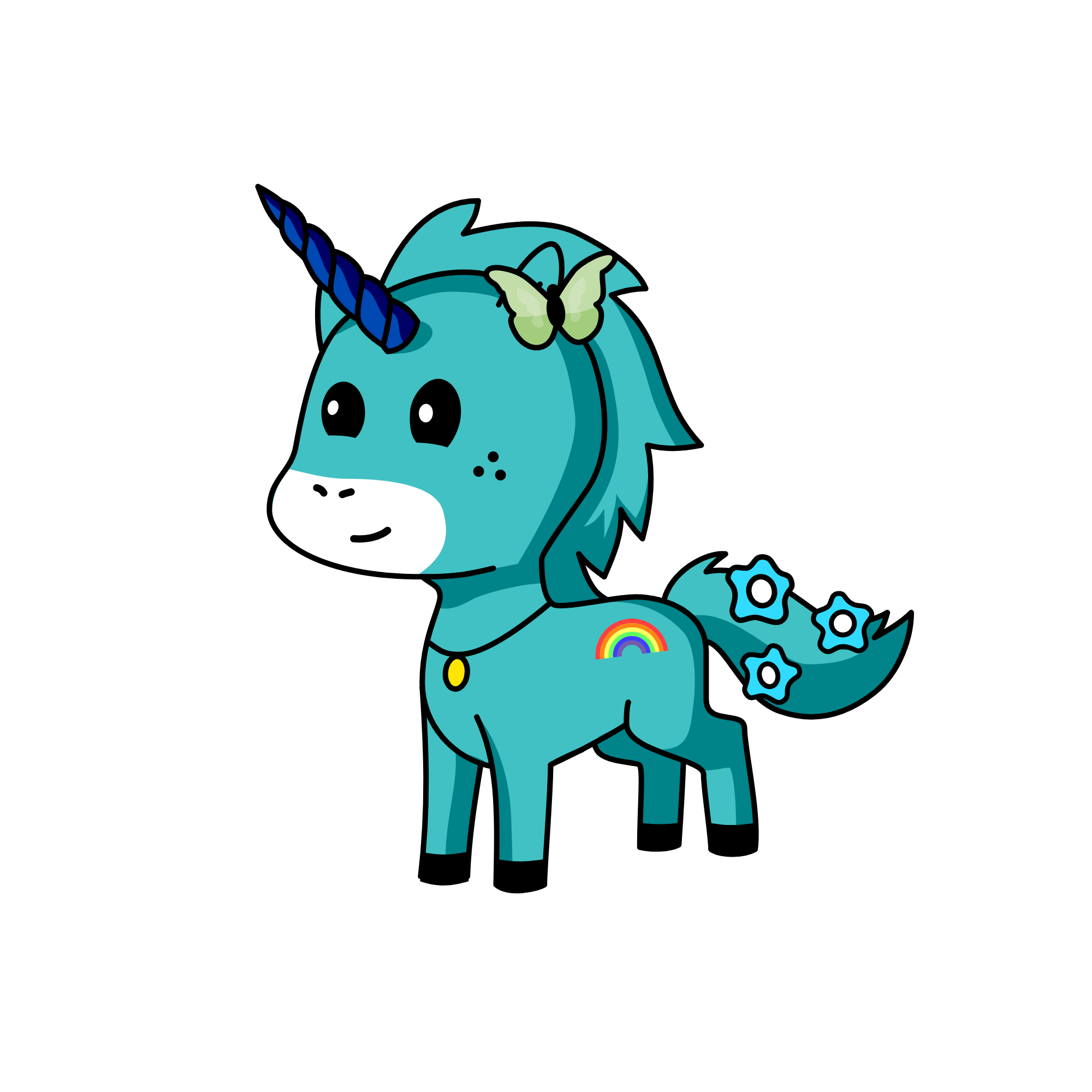 Glacier, the unicorn