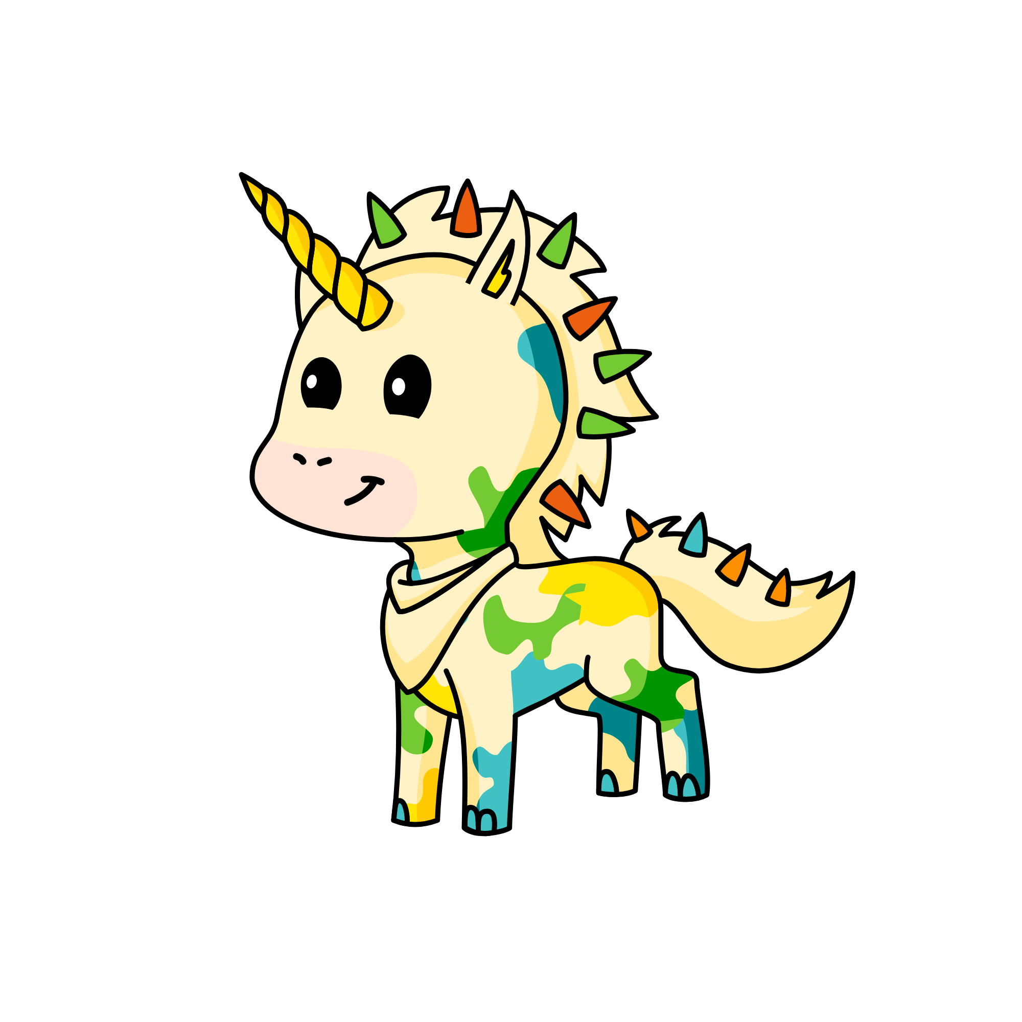 Ink, the unicorn
