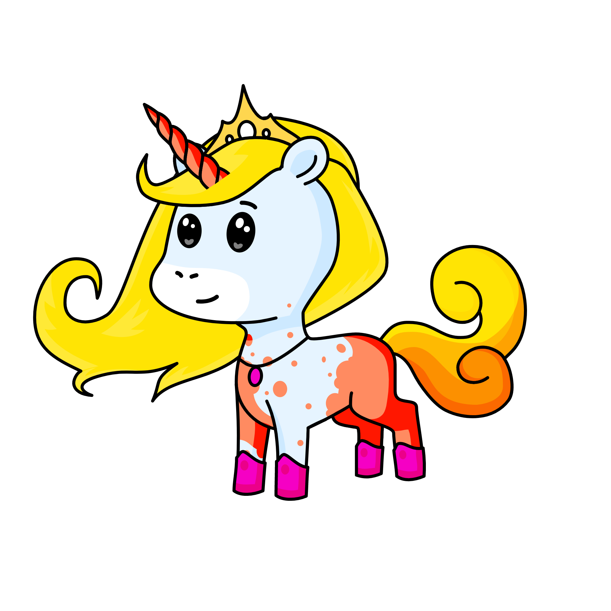 Princess Aurora, the unicorn