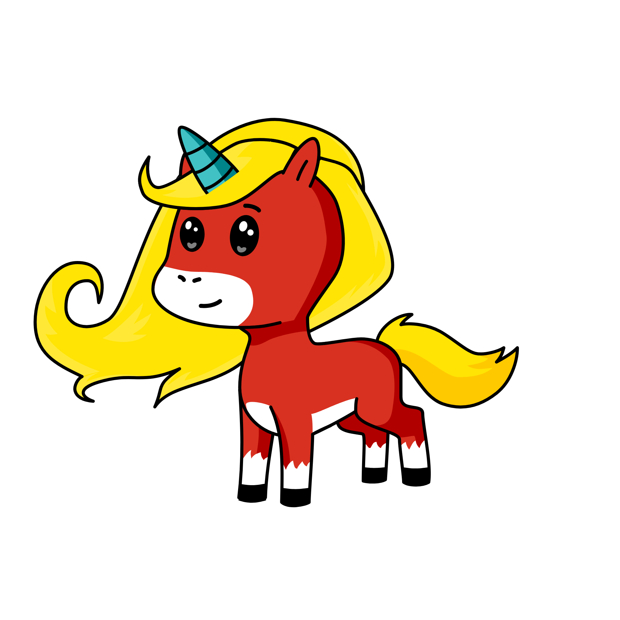 Fire, the unicorn