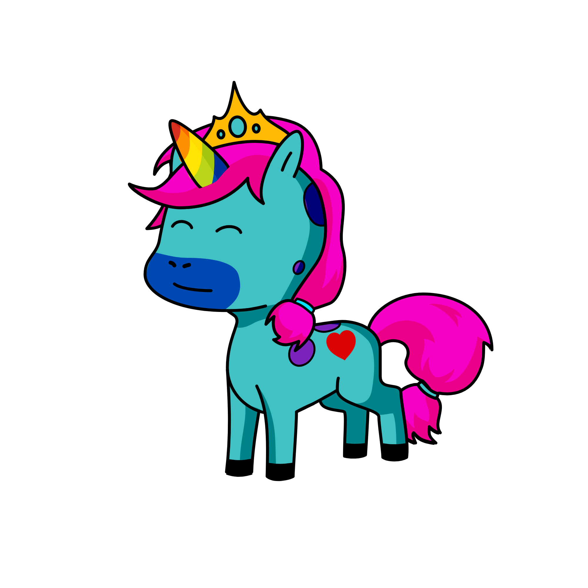 Ice Princes, the unicorn