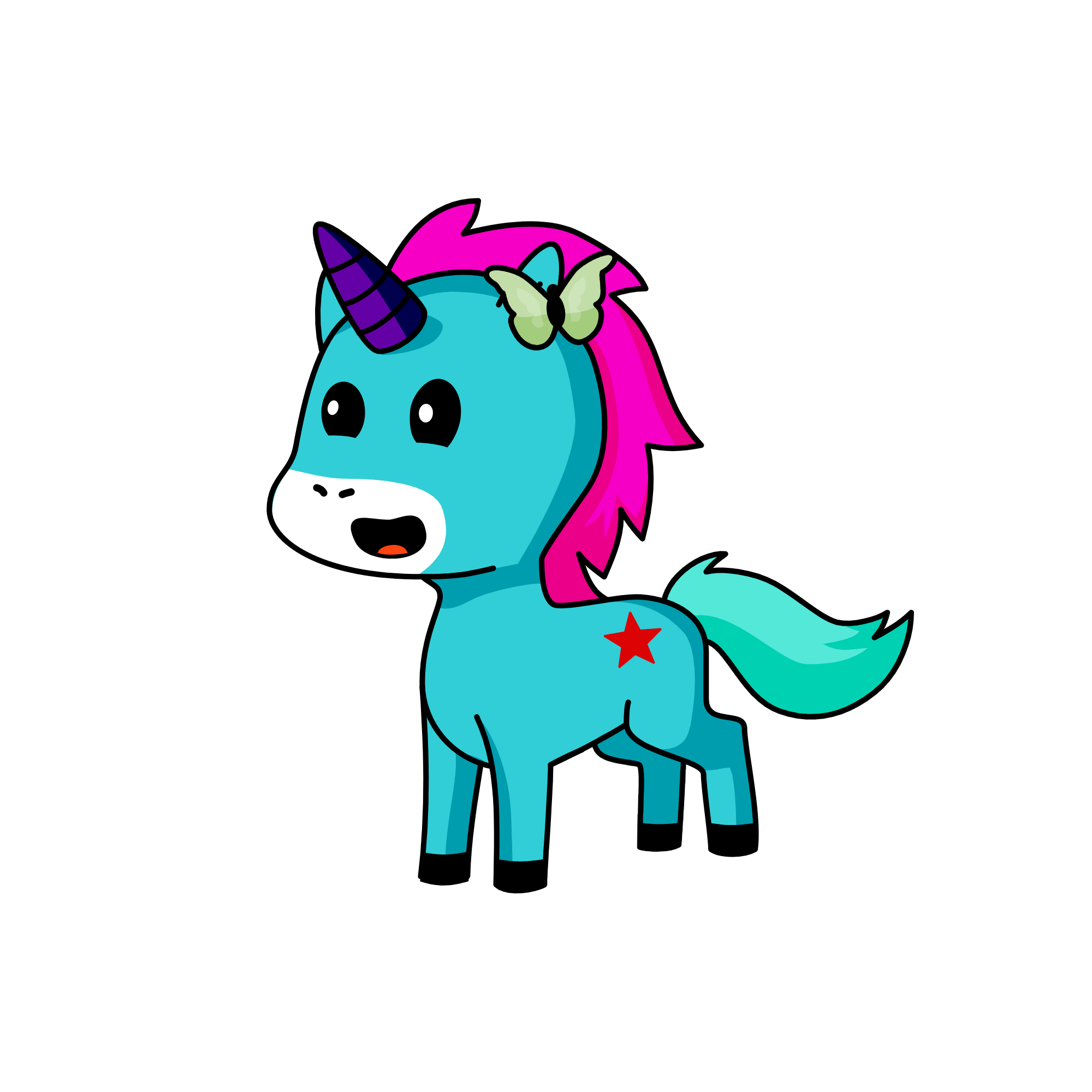 Icy, the unicorn