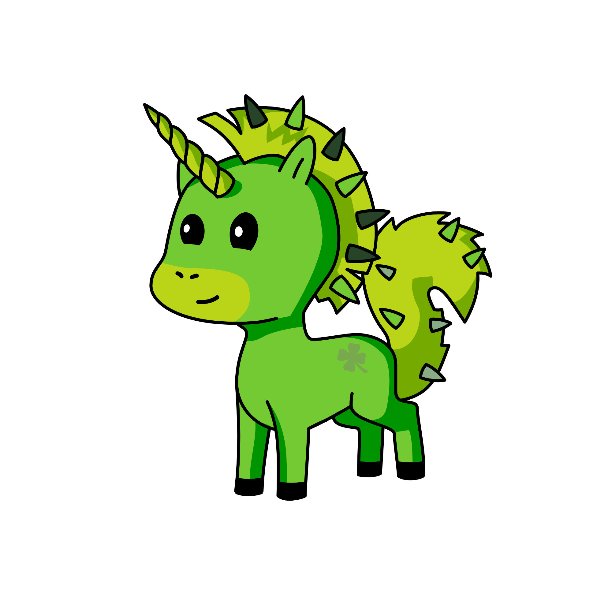 Mrs. Grinch, the unicorn