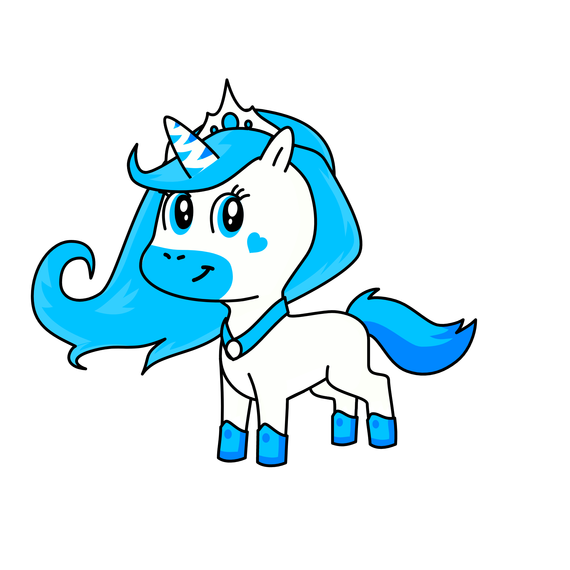Snowy, the unicorn