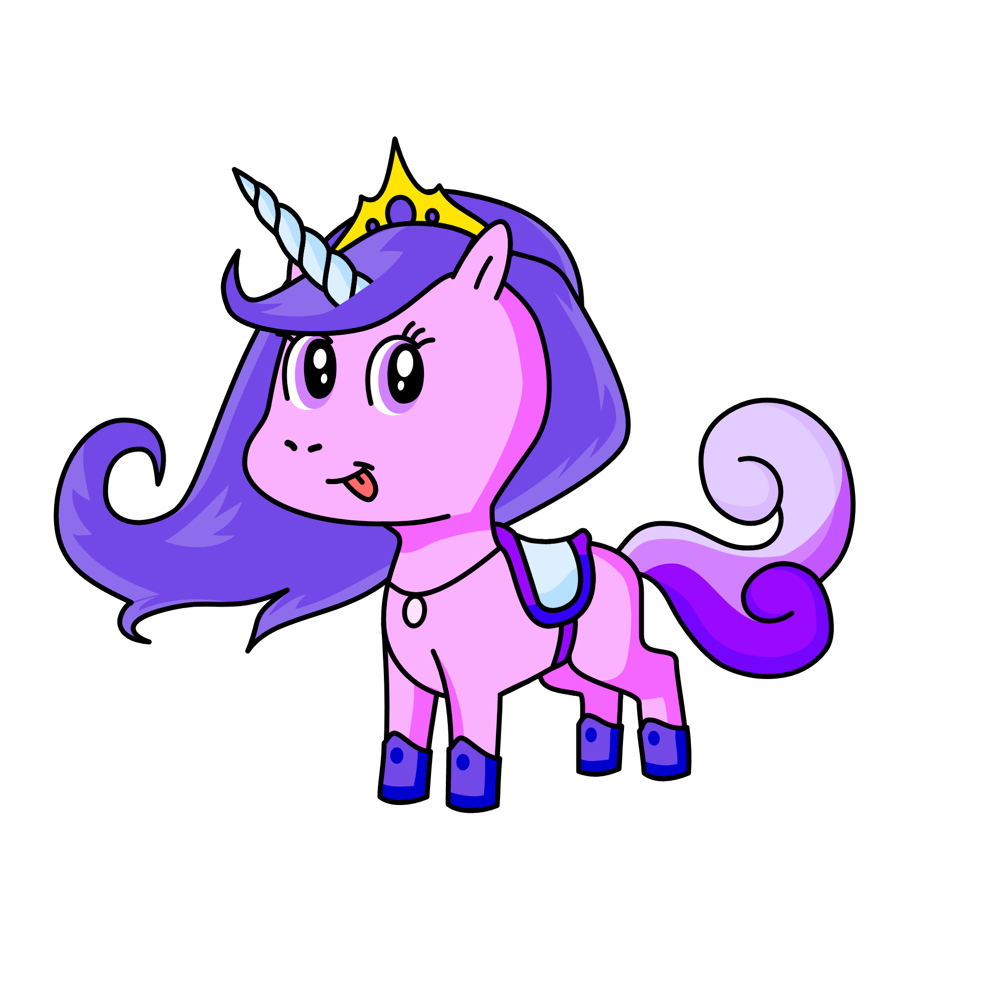 pinky, the unicorn