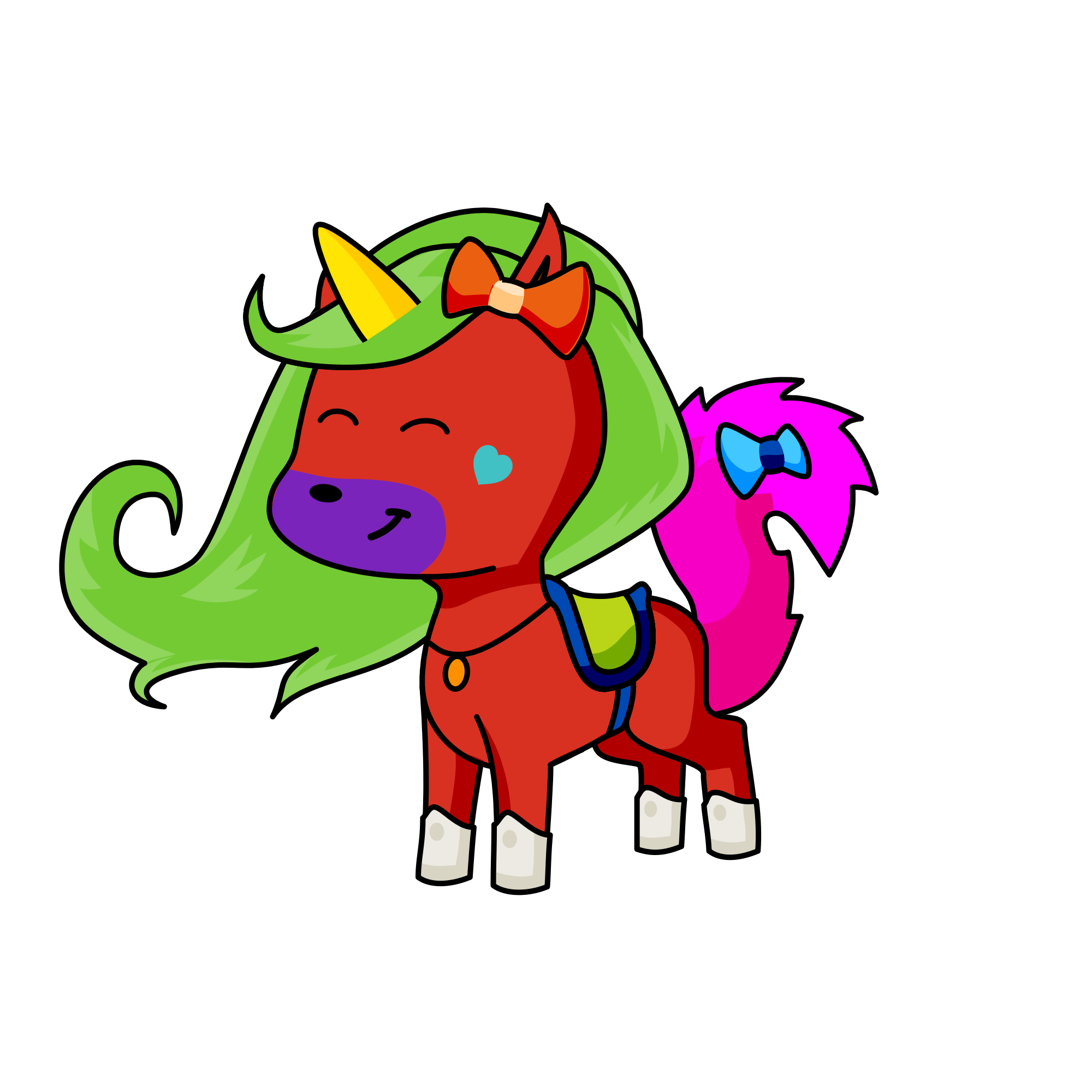 Colors, the unicorn