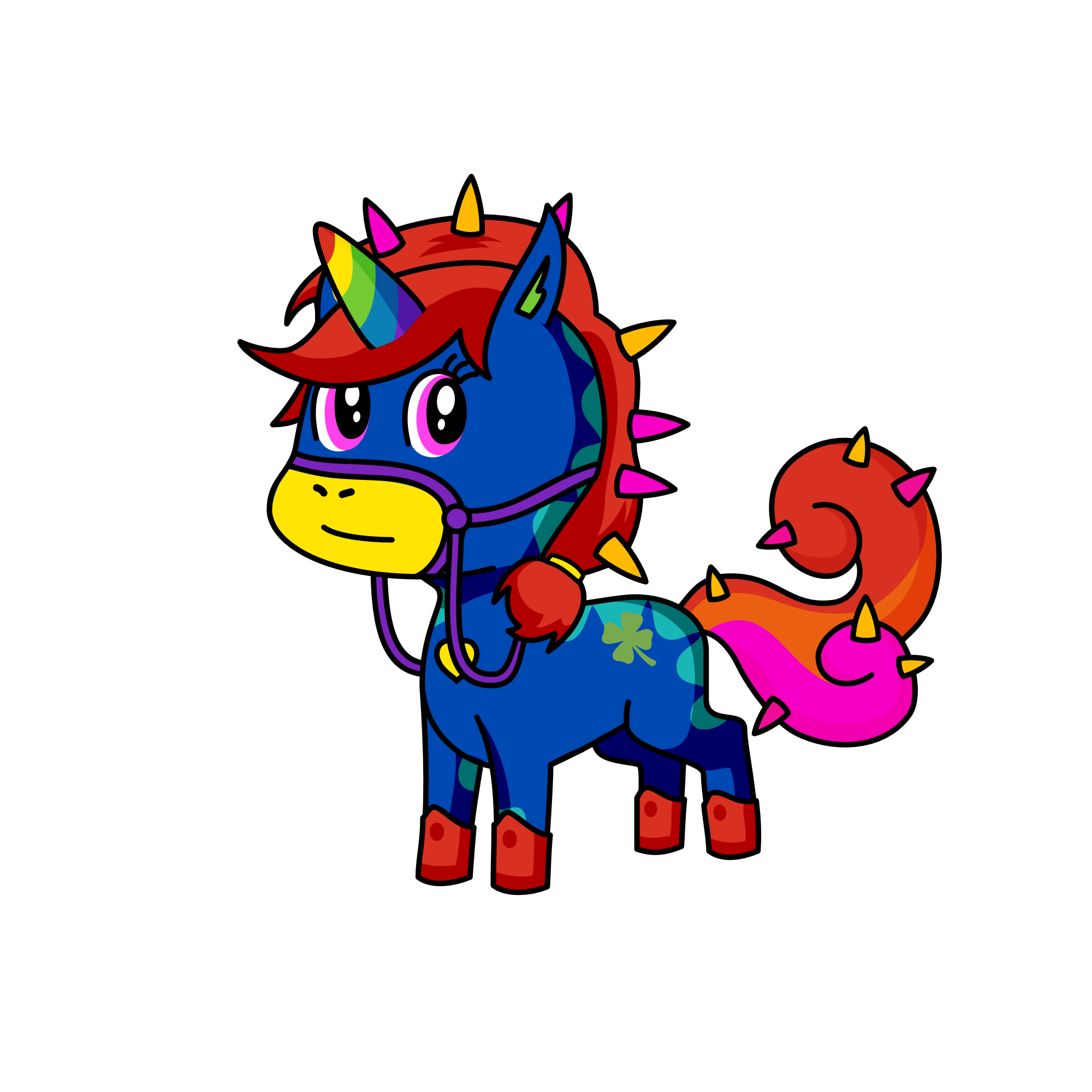 Spike, the unicorn