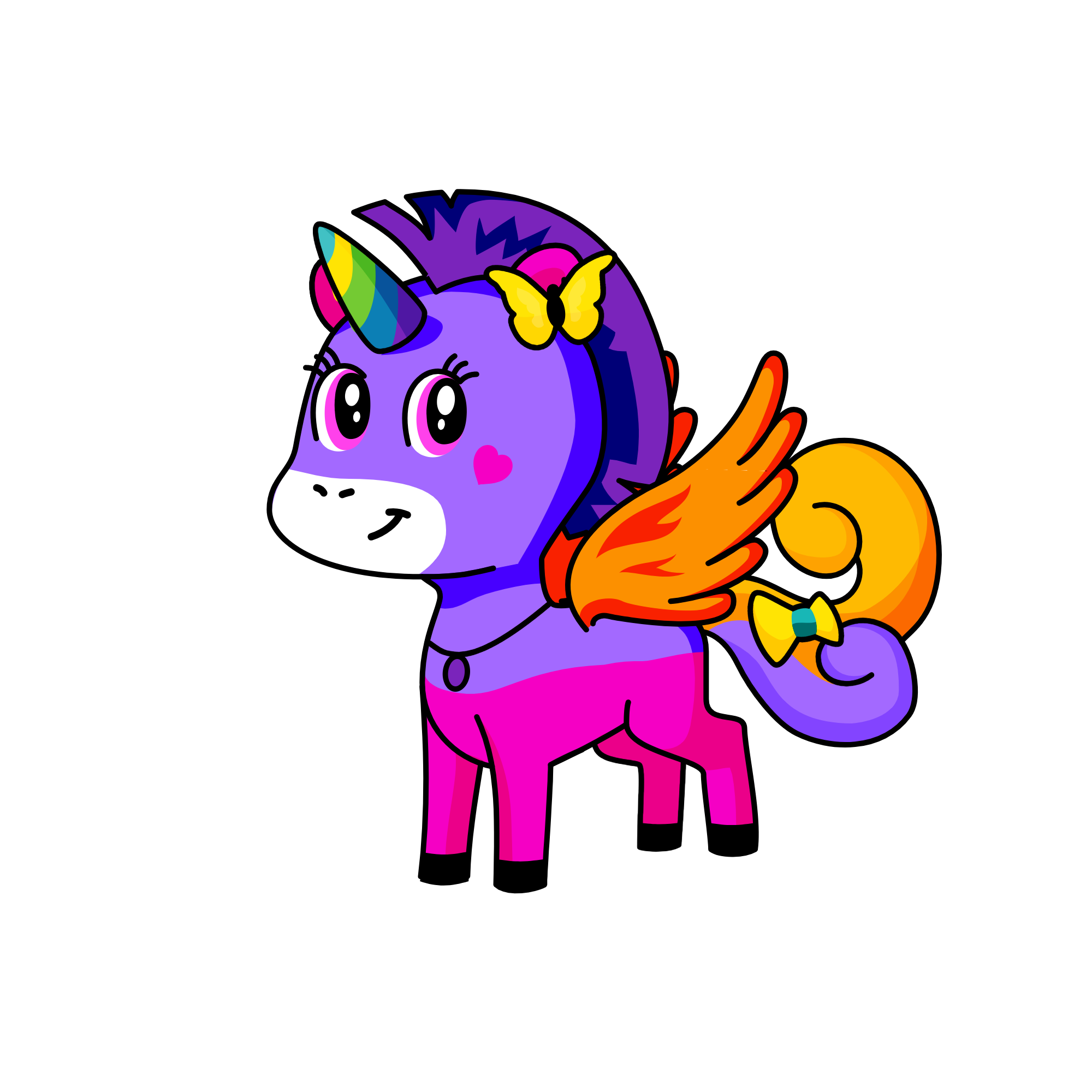 Sweet, the unicorn