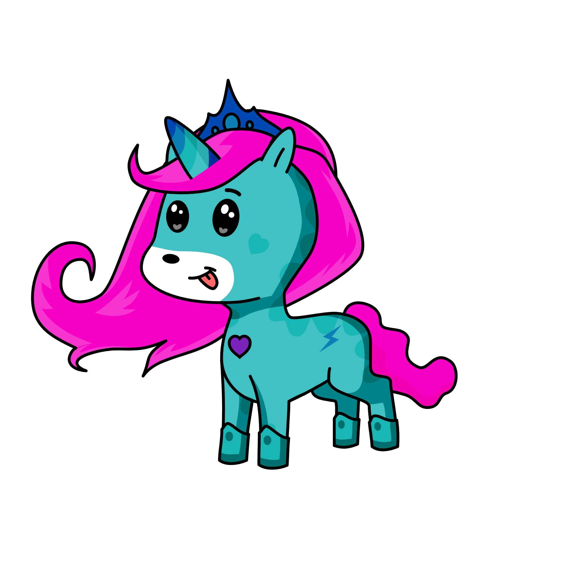 Caryscorn, the unicorn