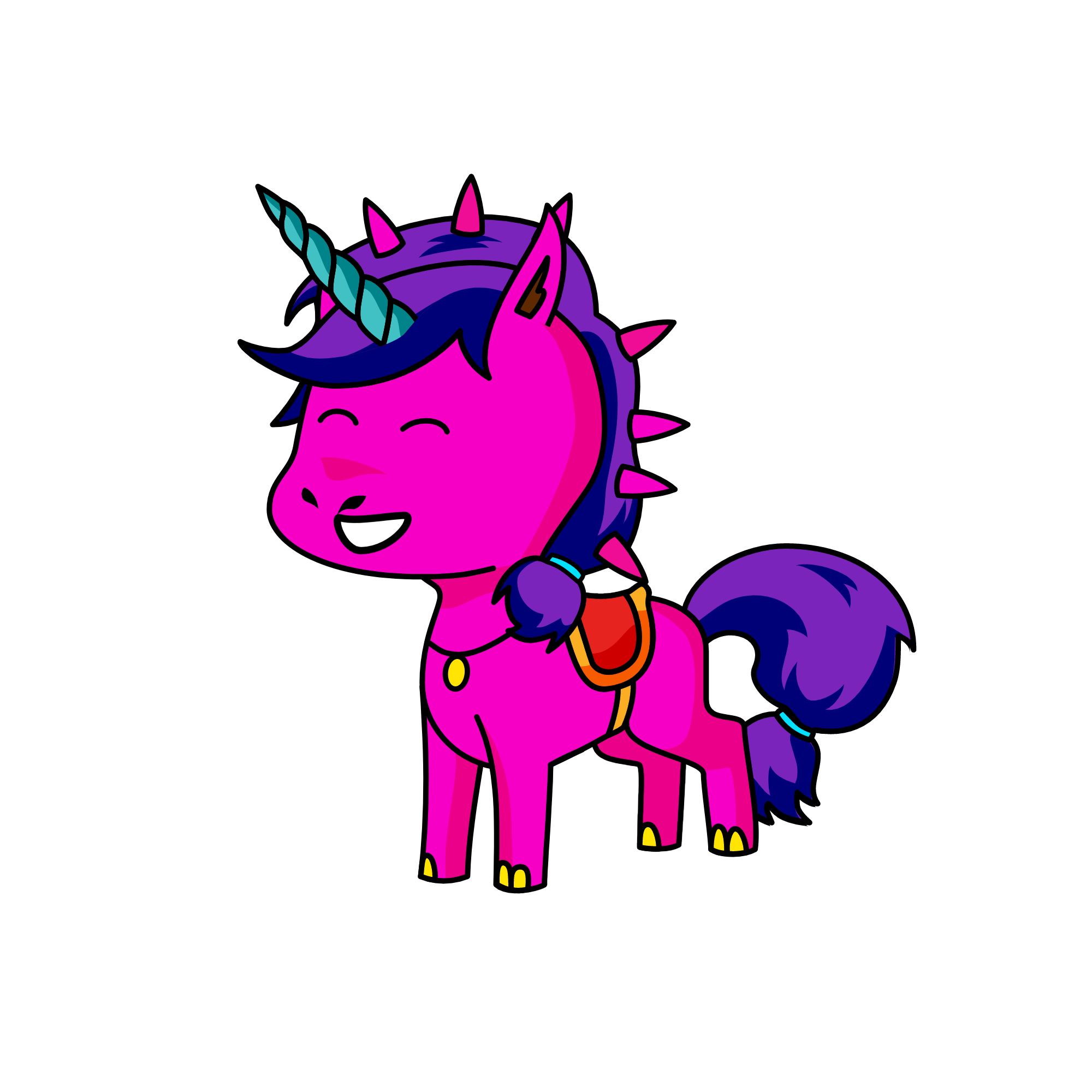 Brush!, the unicorn