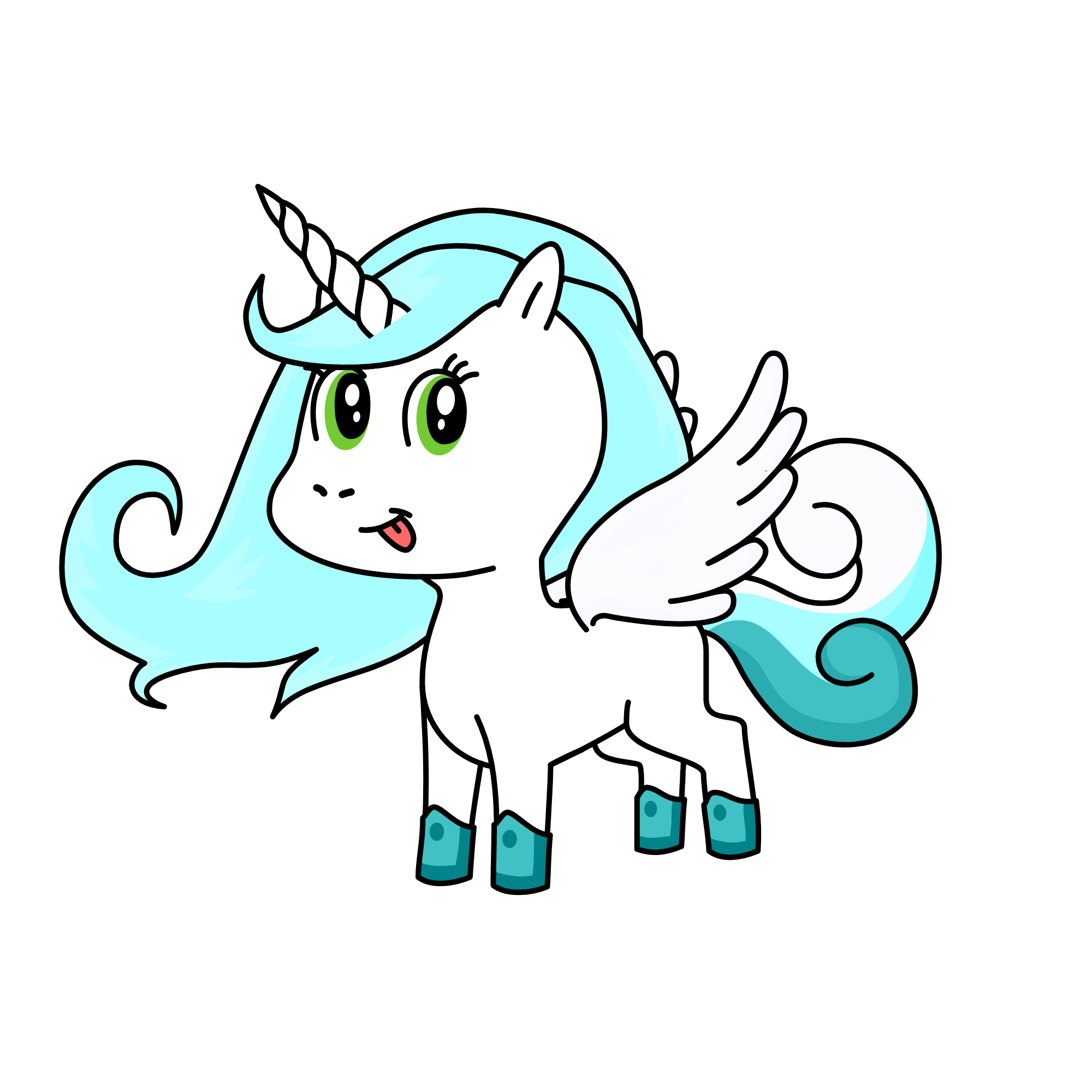 Cloud, the unicorn