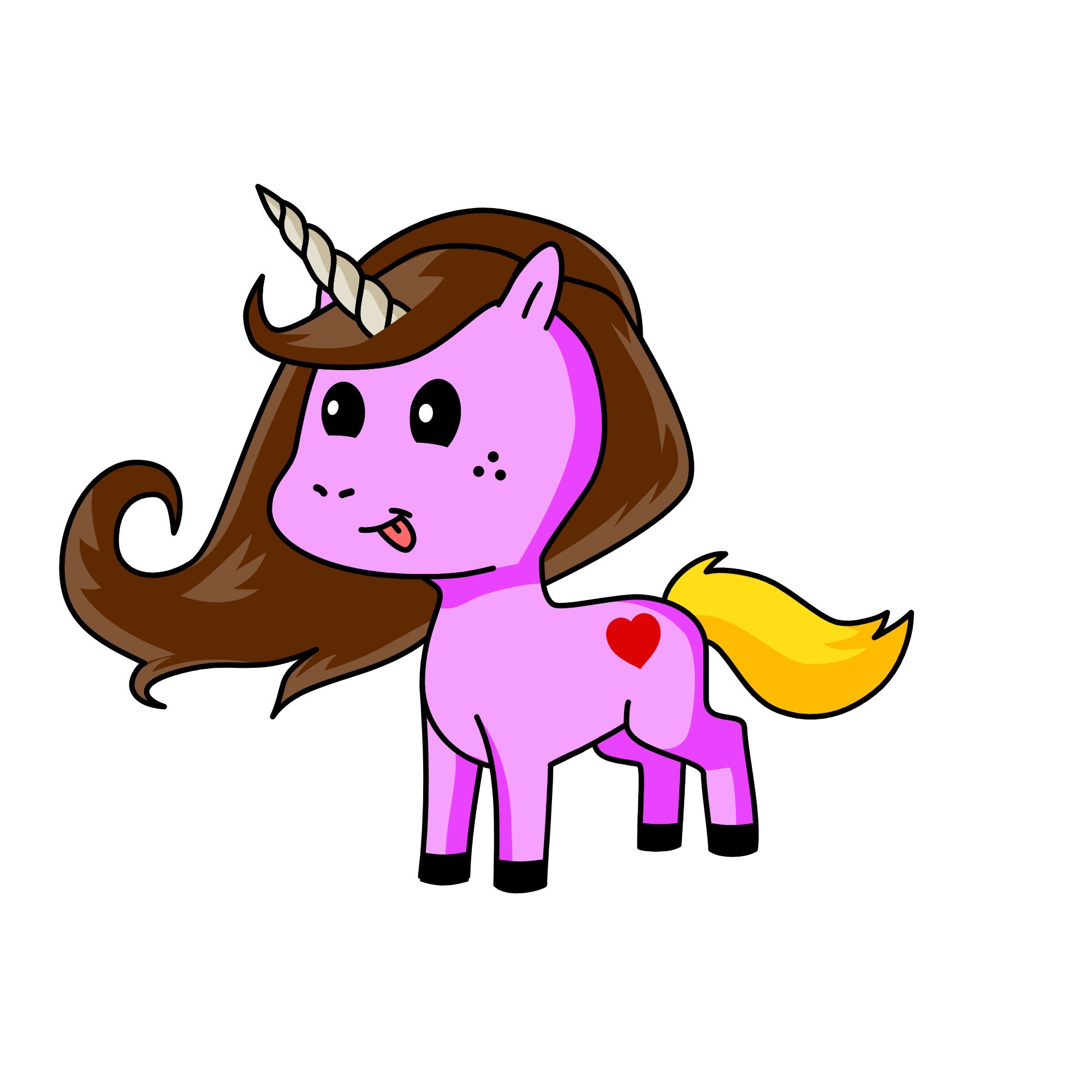 sparkle face, the unicorn