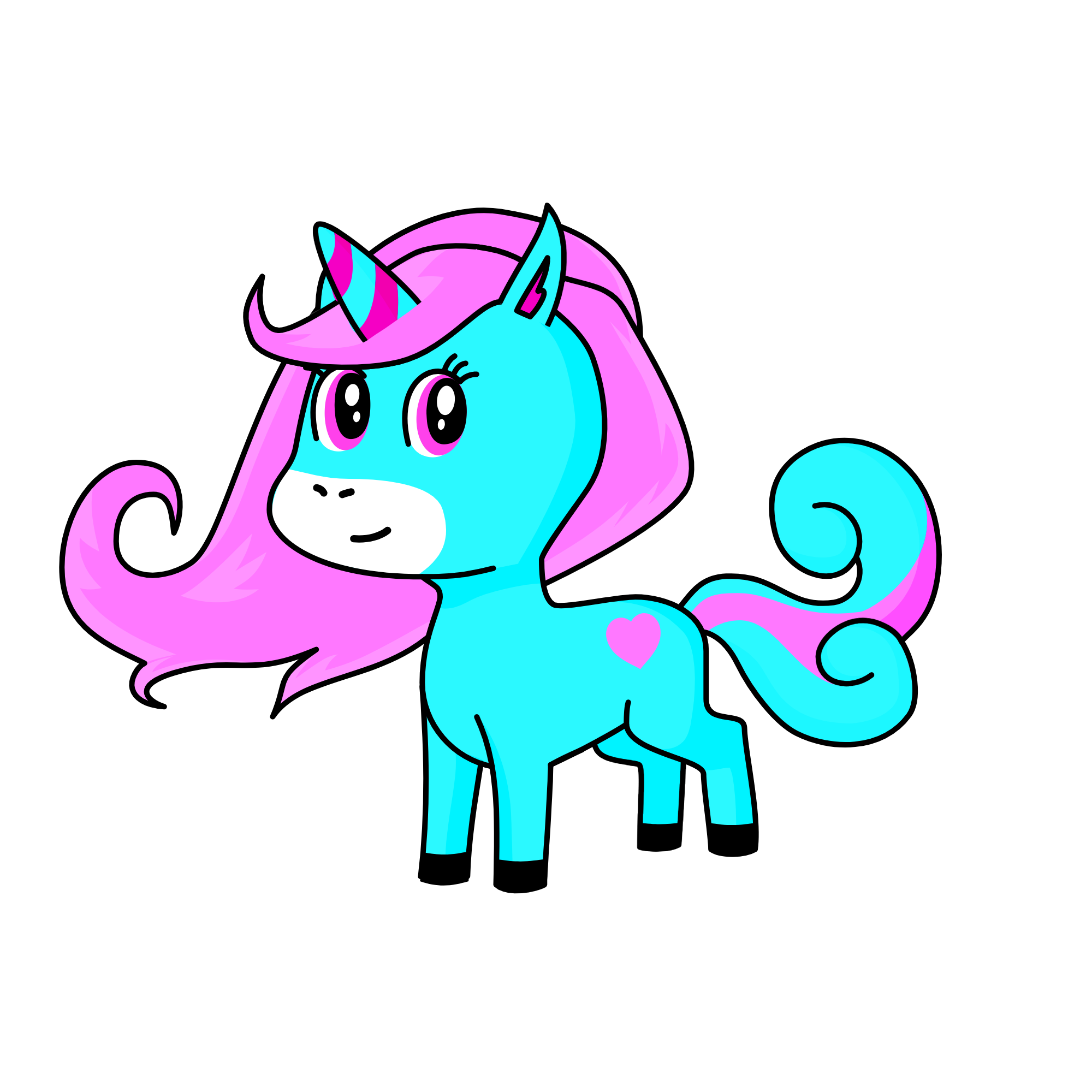 Cotton candy, the unicorn