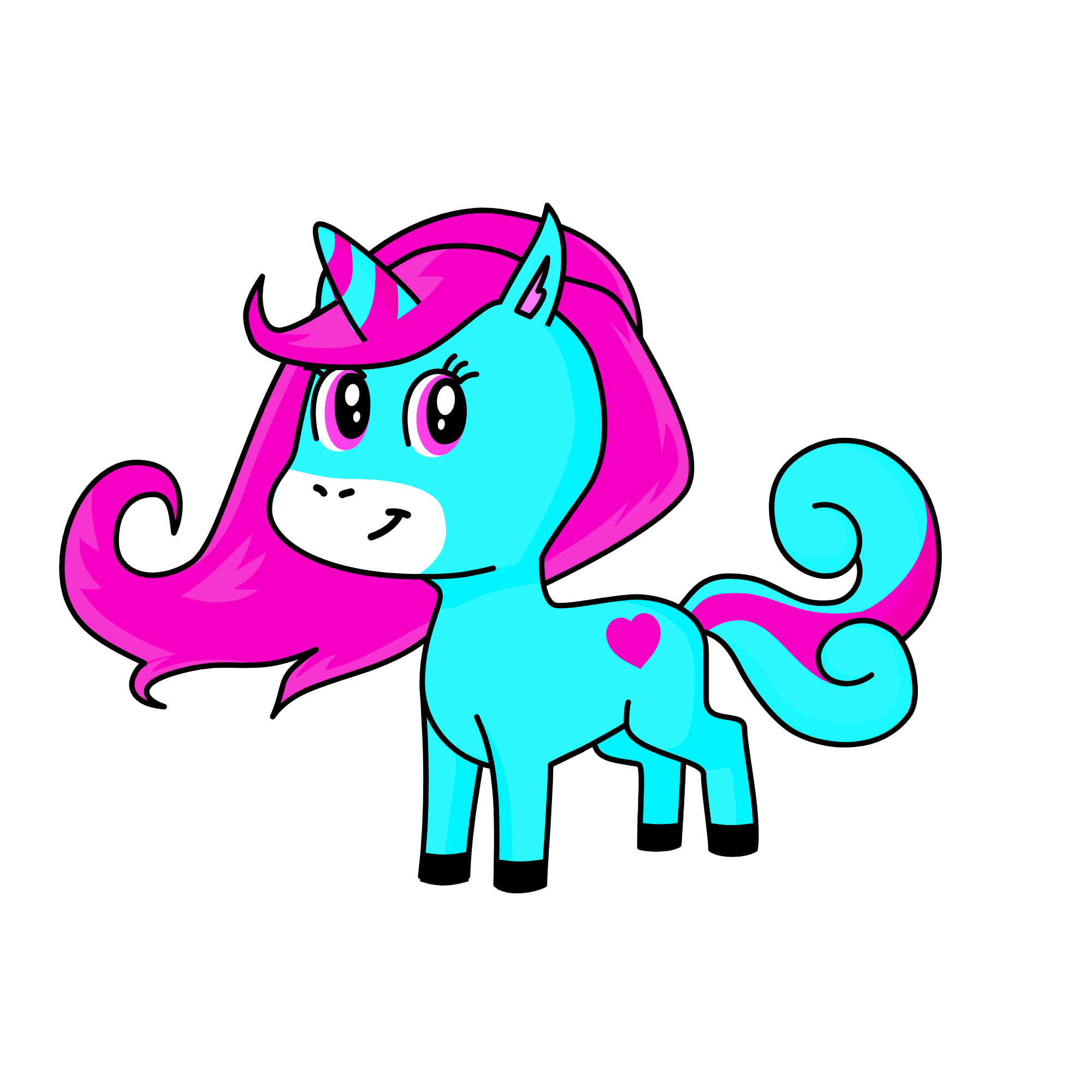 Cotton candy, the unicorn