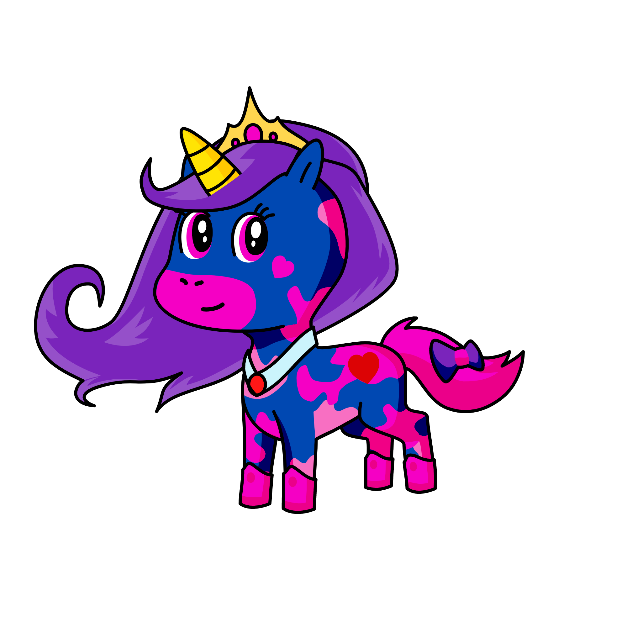 Queen of Unicorns, the unicorn