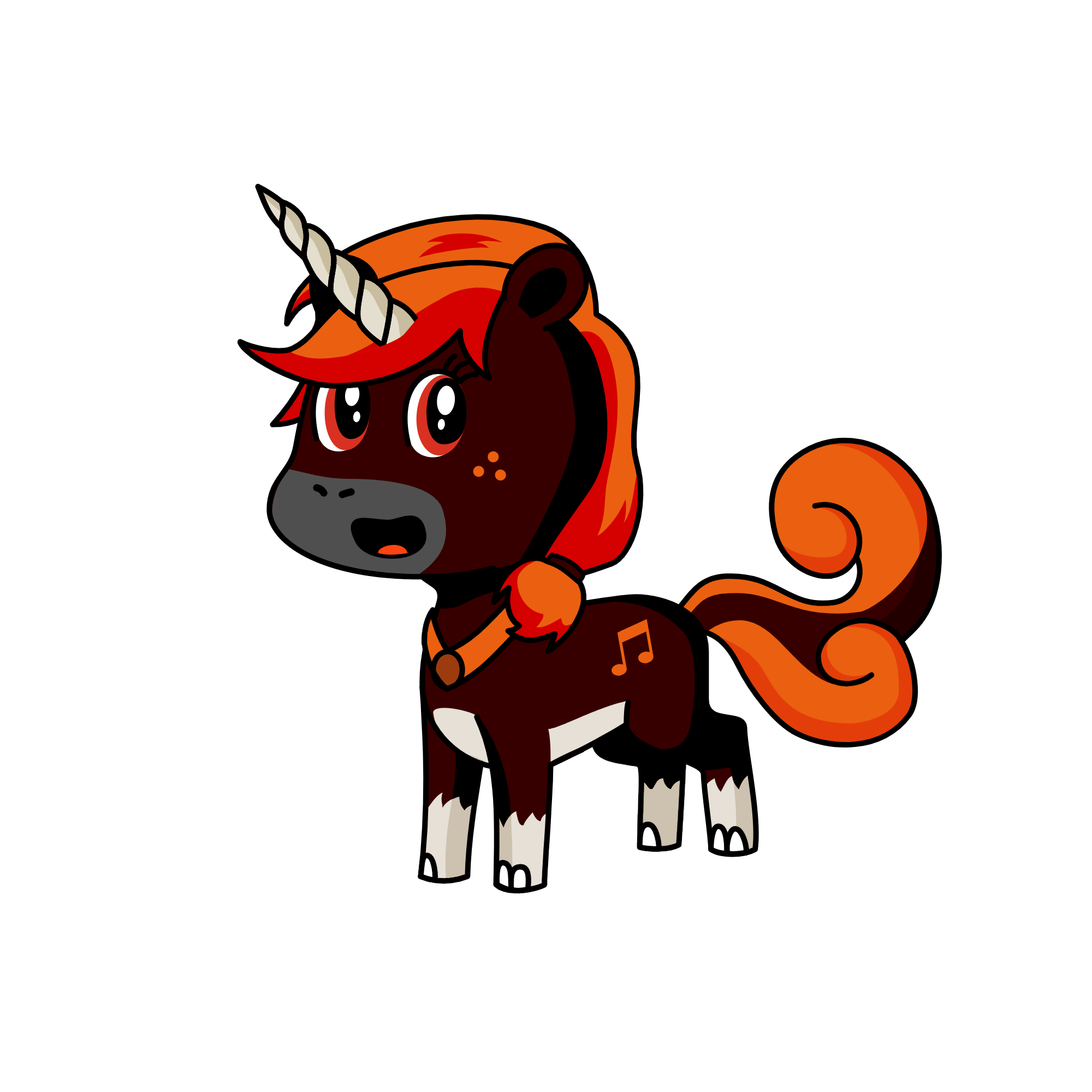 Nighmare, the unicorn