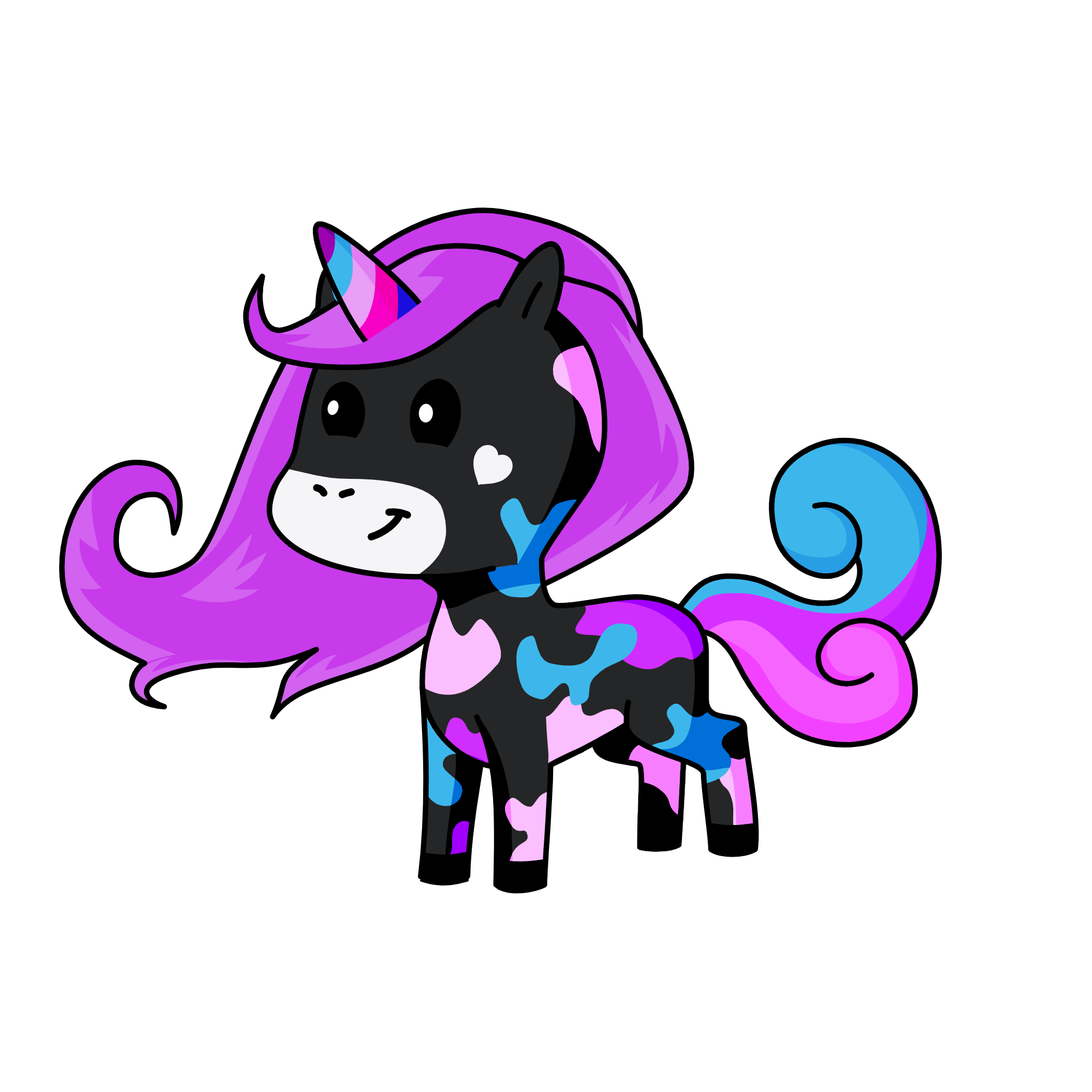 itz me a space uni cause why not, the unicorn