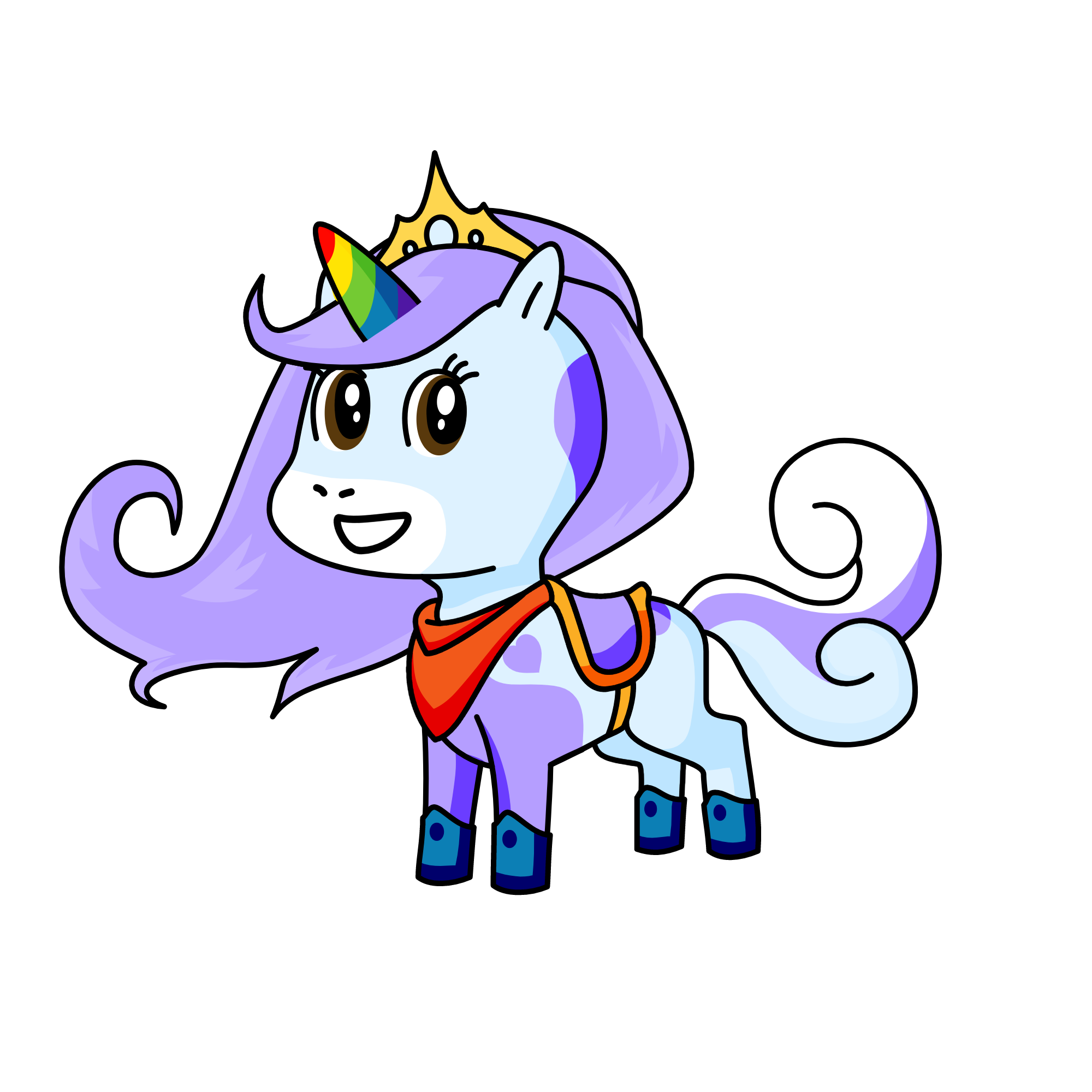 winter, the unicorn