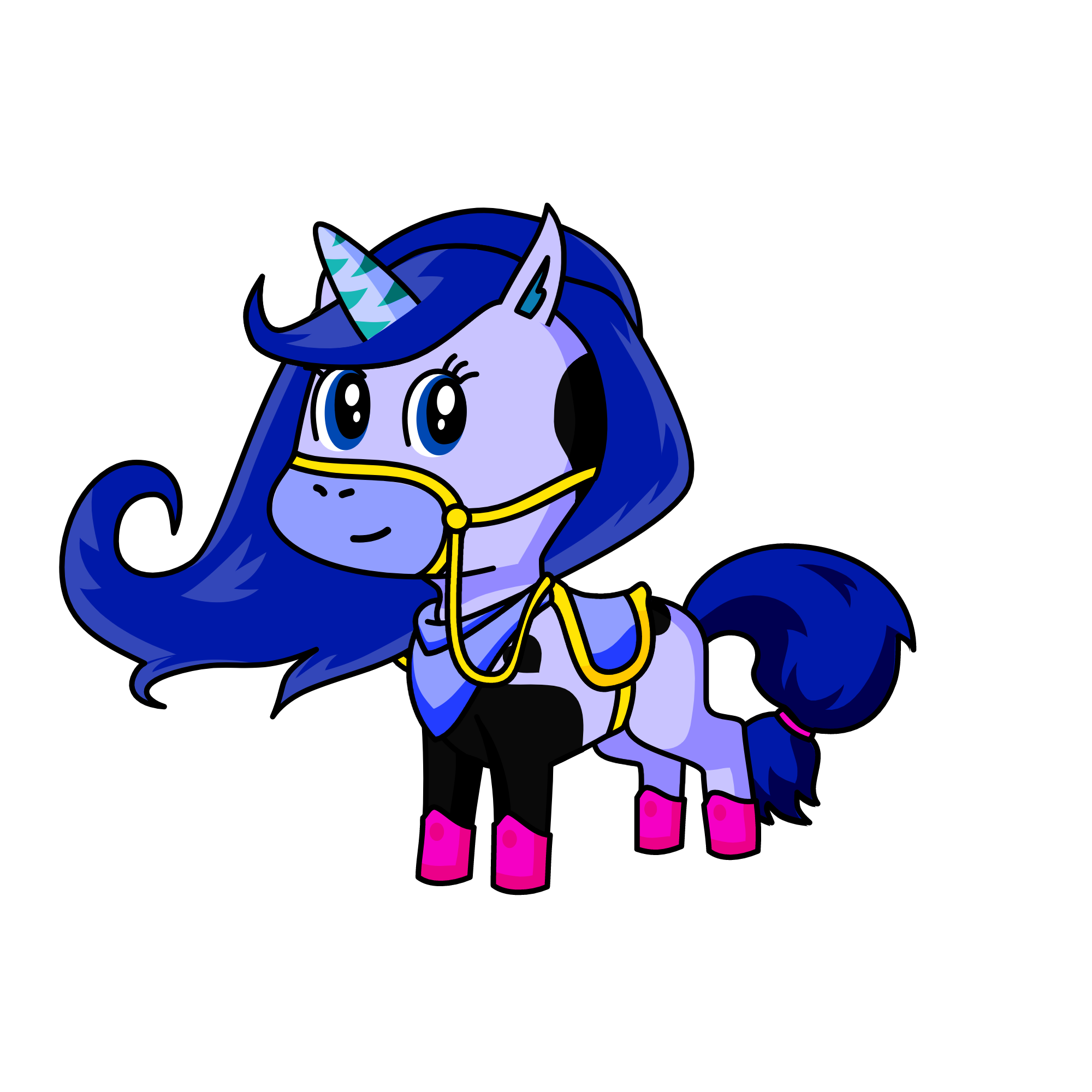 Princess Luna the sister of Princess Celestia , the unicorn