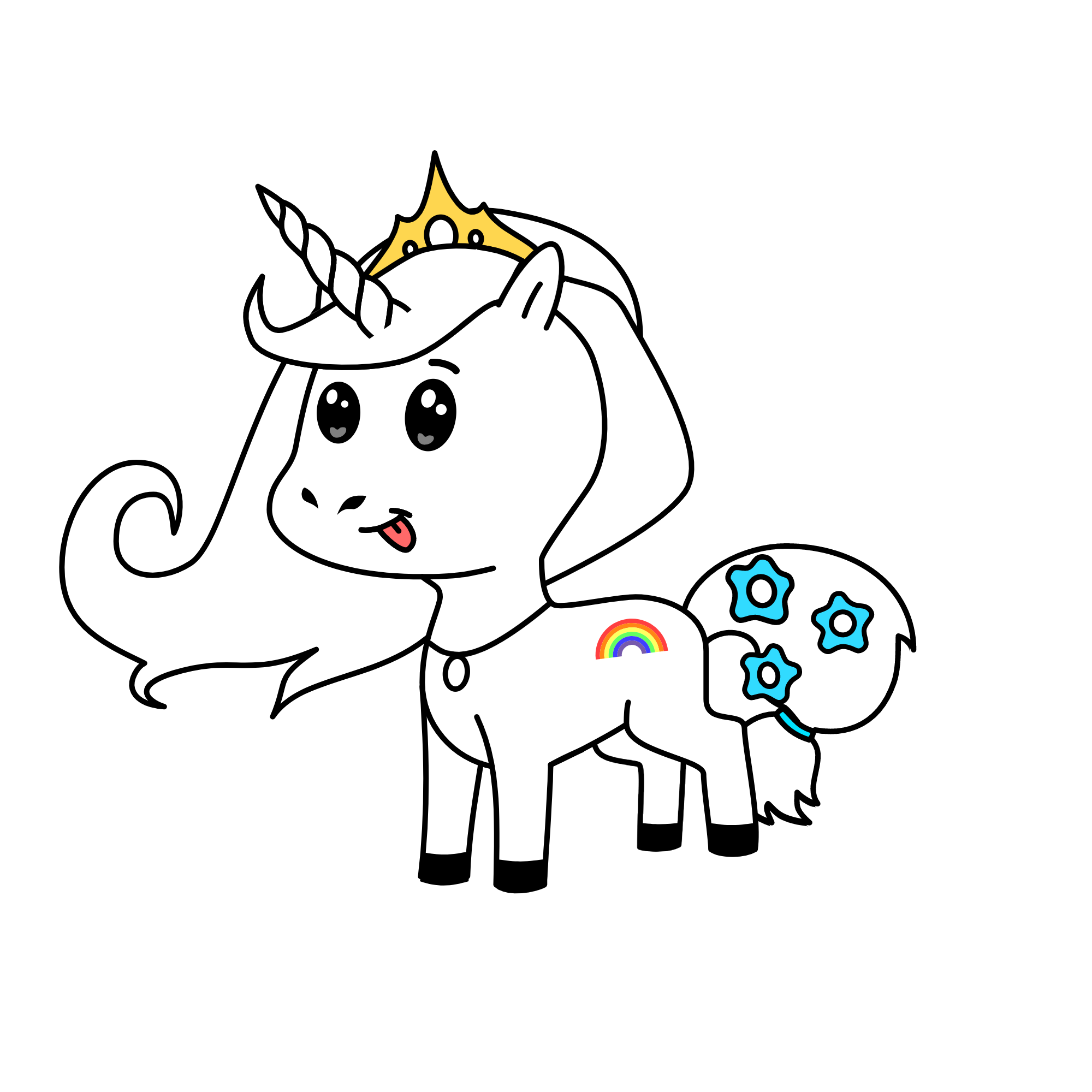 shine, the unicorn