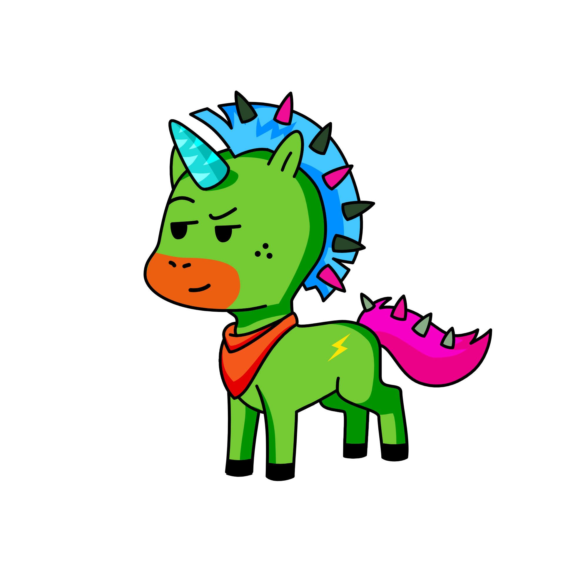 David, the unicorn