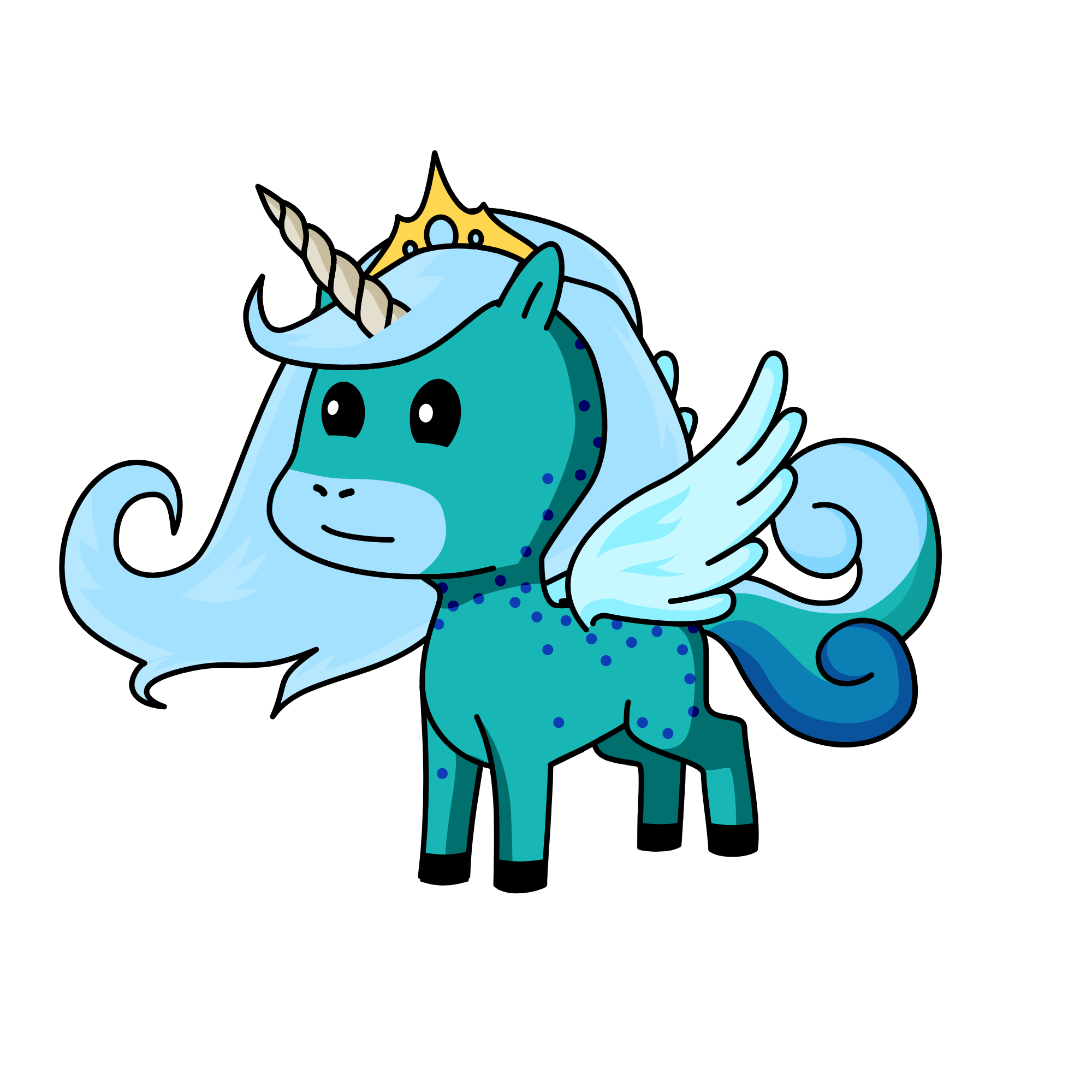 coral, the unicorn