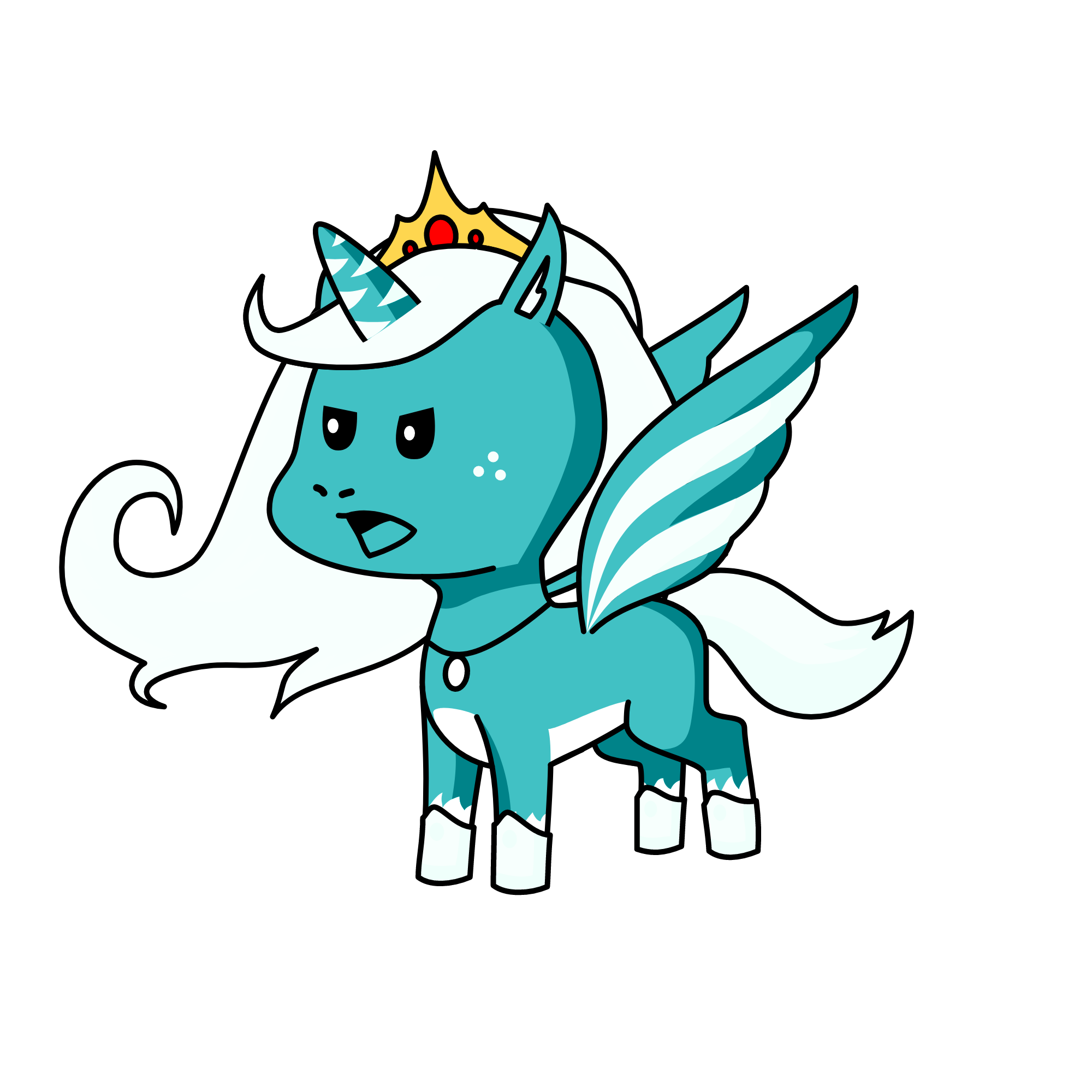 Ice Queen, the unicorn