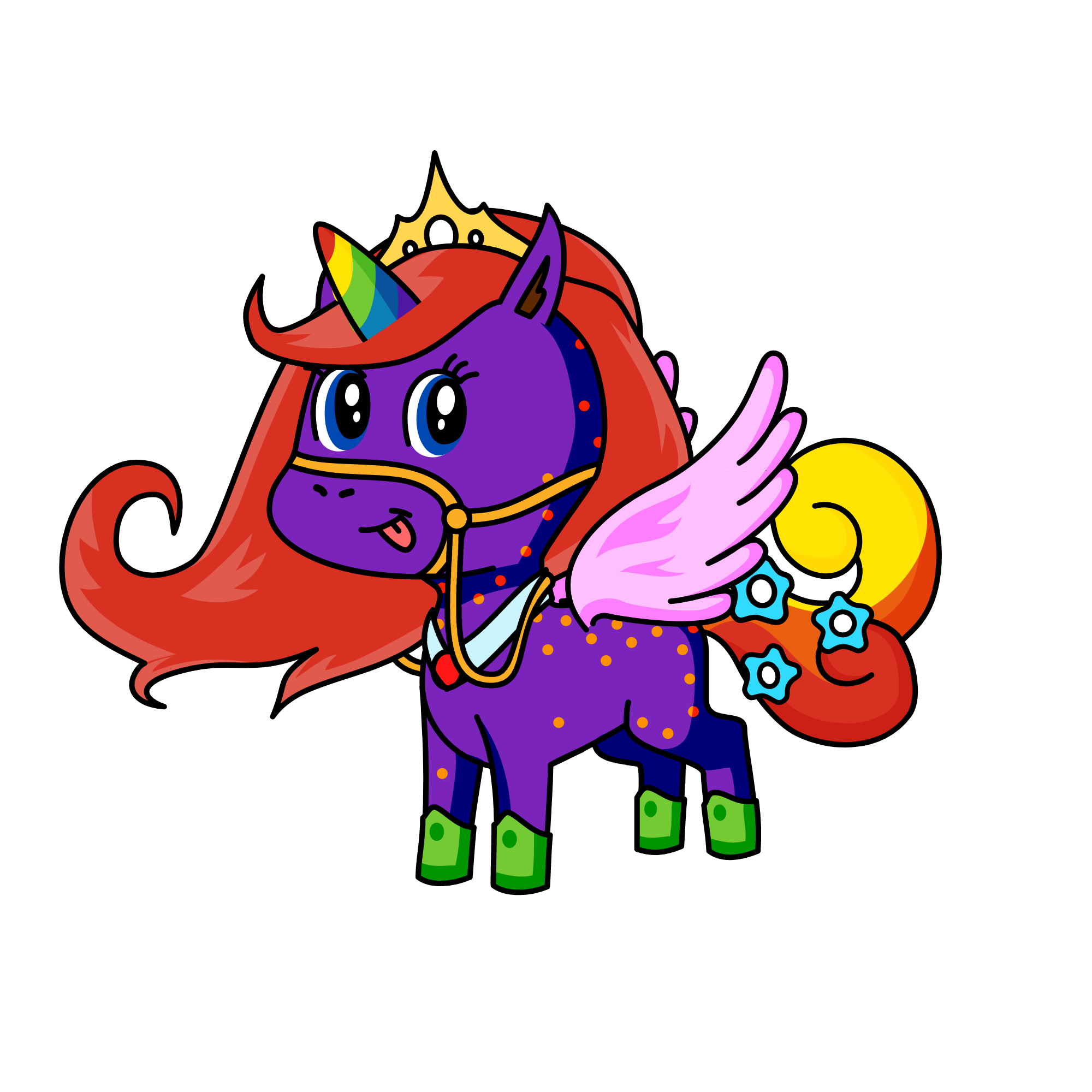 pinky , the unicorn