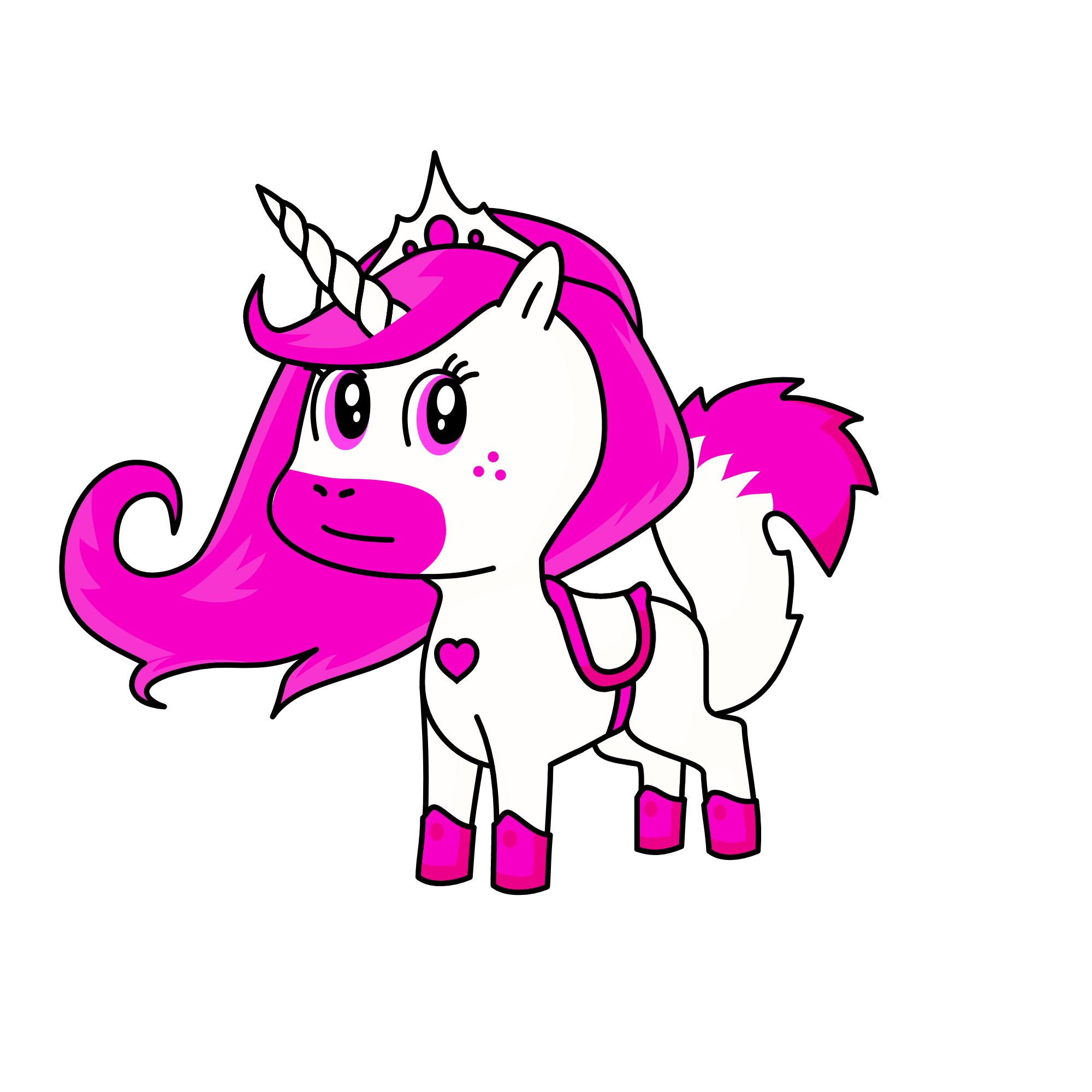 Mangle, the unicorn