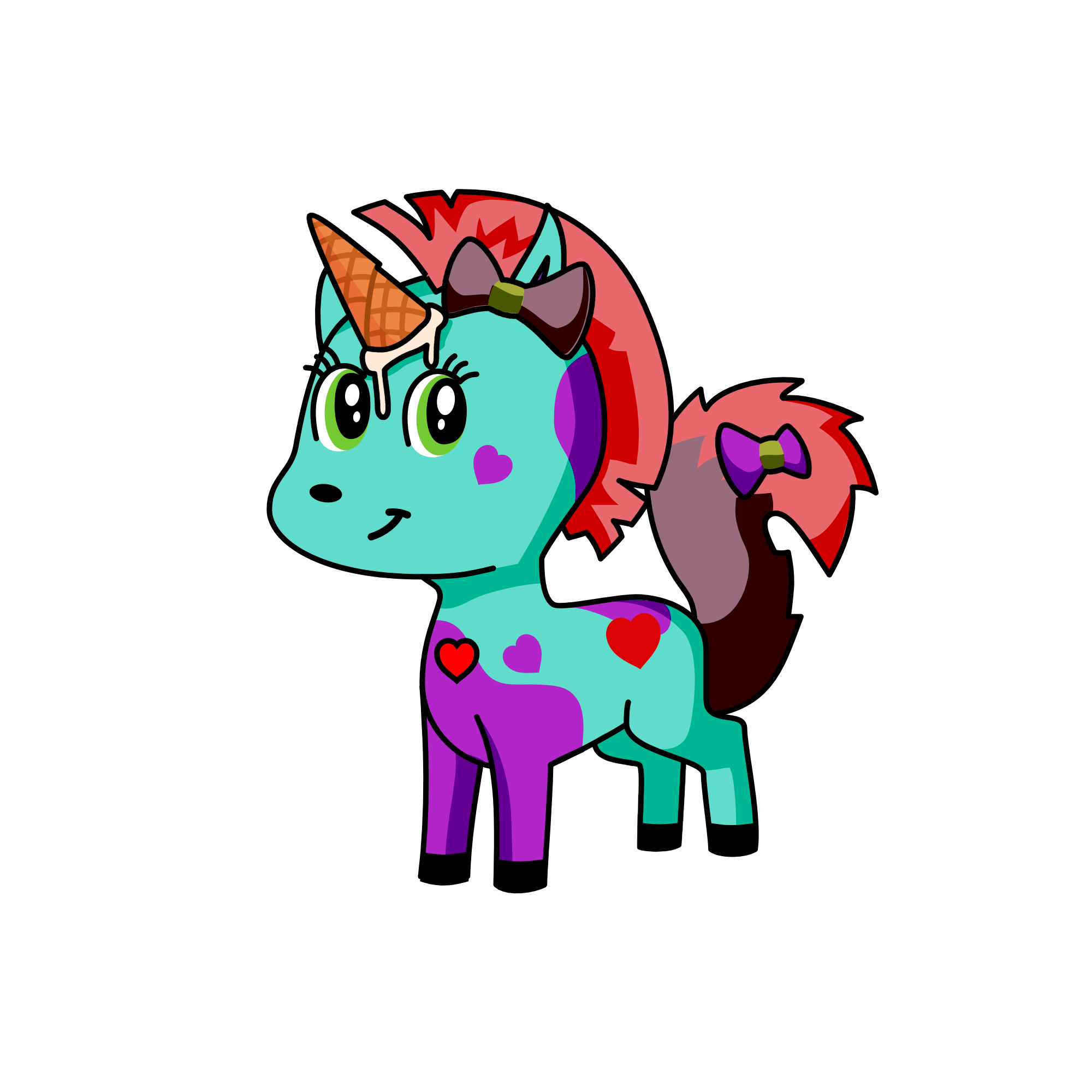 heart, the unicorn